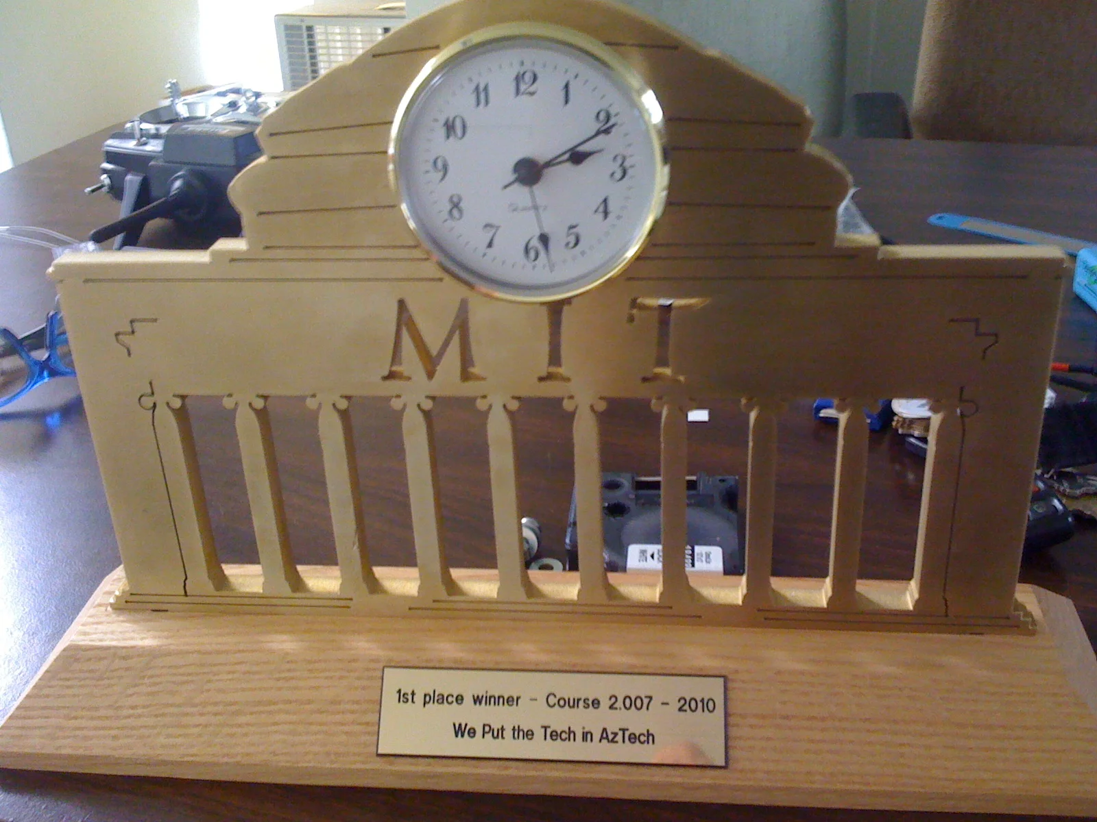  I won first place in the competition. I donated my trophy to my high school to be a source of encouragement to the younger students 