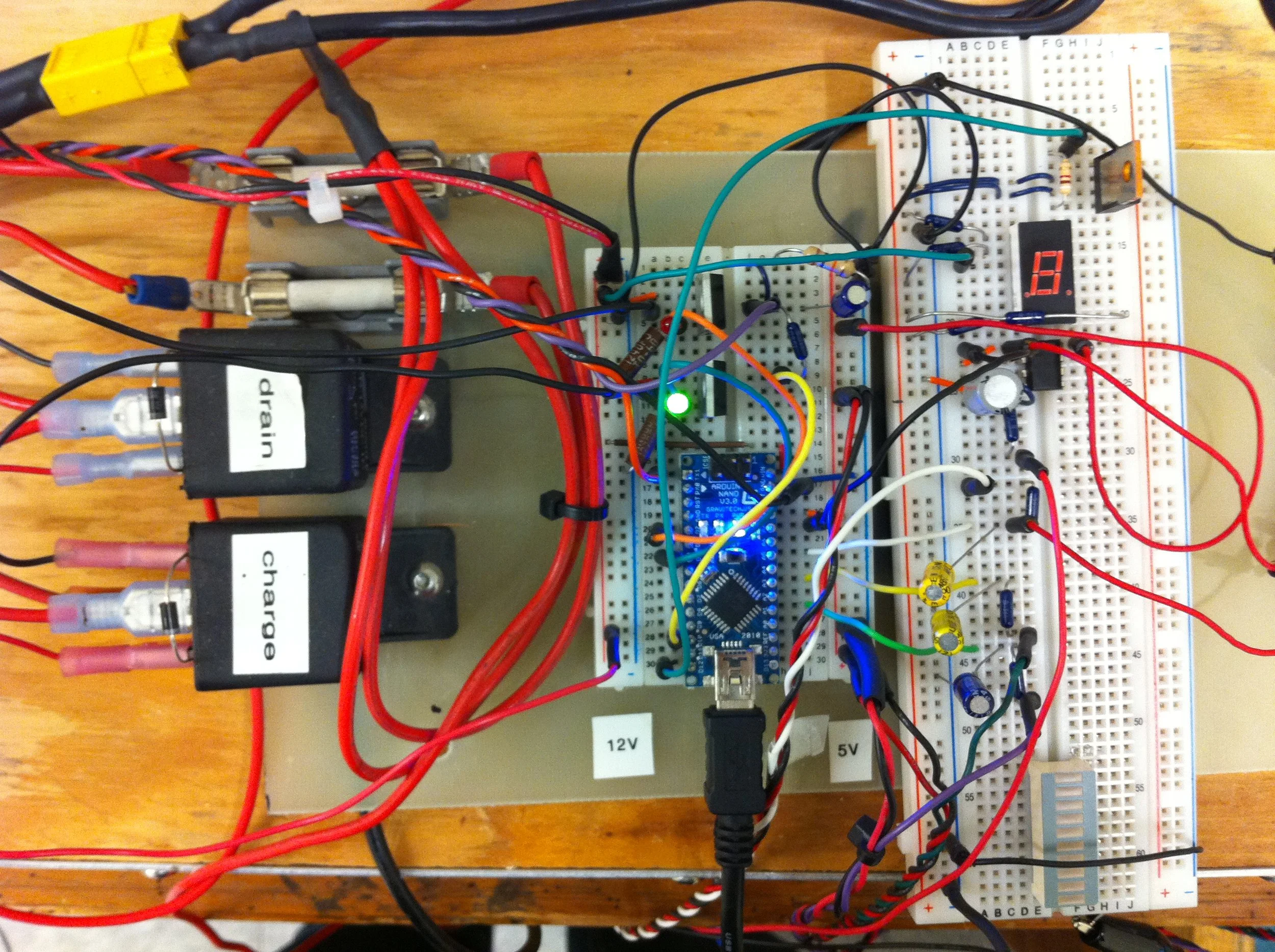  I conducted an experiment to test for battery capacity cycle degradation for A123 lithium iron phosphate cells that were to be used by the MIT electric vehicle team 