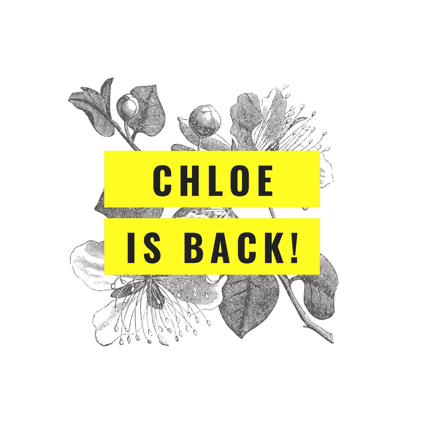 😍😍 Our girl @chloe_hairbystudioa will be back in salon next week! 🙌🏼
She will be available for bookings on Fridays and Saturdays.
⚡️Online bookings are now open for Chloe.
If you have an upcoming appointment that you wish to change over to Chloe 