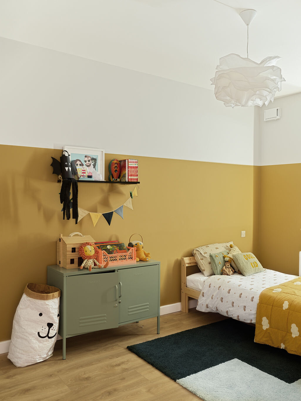 yellow children's bedroom