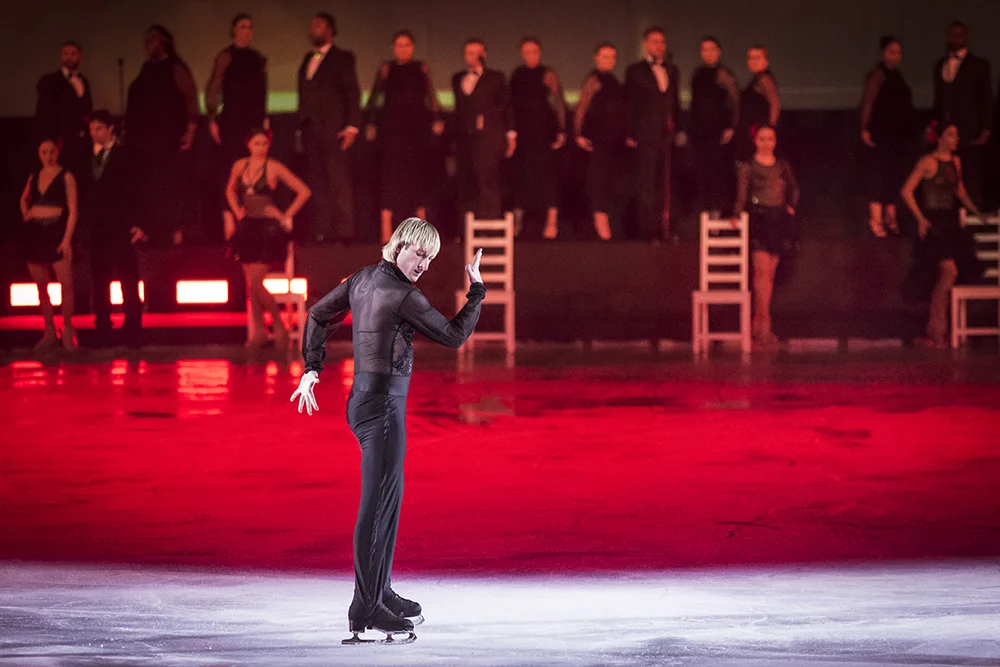 Solo Figure Skaters - Plushenko, Photo courtesy of Intimissimi