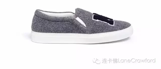 JOSHUA SANDERSNY字母布贴厚底便鞋