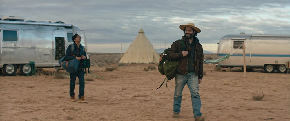 Tony Revolori and Jason Mantzoukas appear in The Long Dumb Road by Hannah Fidell, an official selection of the Premieres program at the 2018 Sundance Film Festival. Courtesy of Sundance Institute | photo by Long Dumb Road LLC.