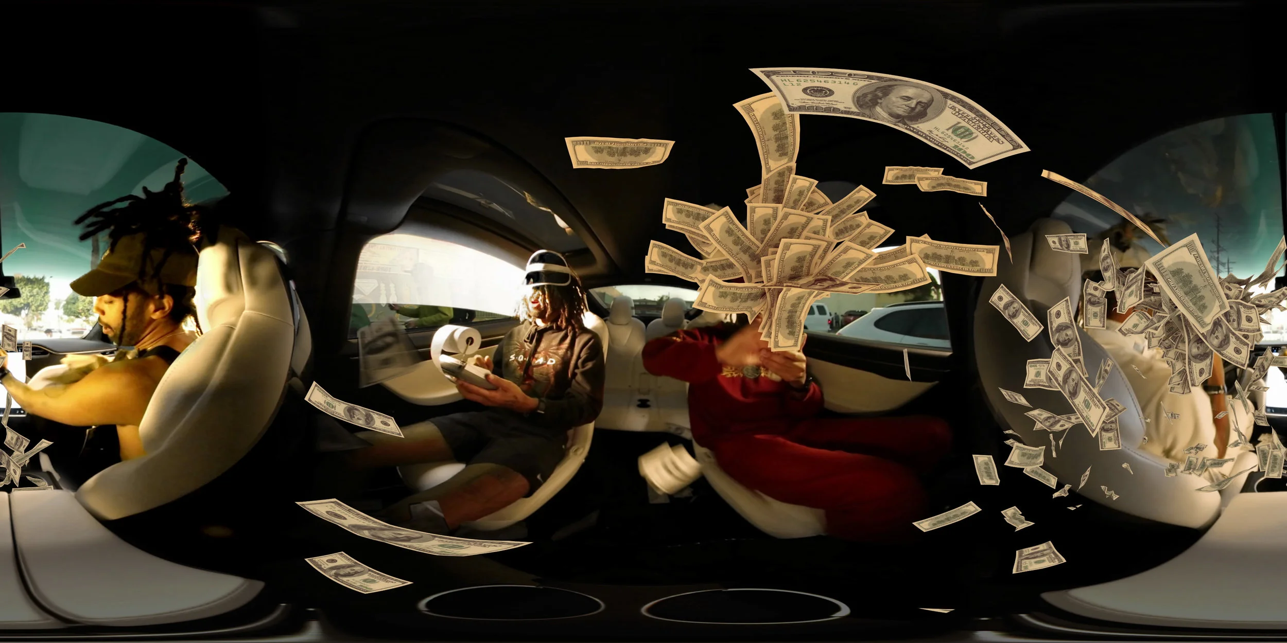 A still image from On My Way by Yung Jake, an official selection of the New Frontier VR Experiences program at the 2018 Sundance Film Festival. Courtesy of Sundance Institute | photo by Andrew Schwartz.
