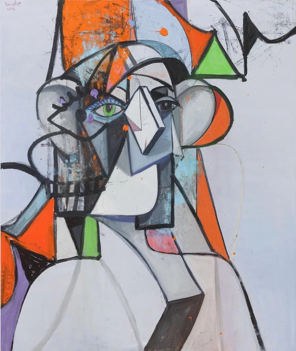 George Condo, TBT, 2016, Photo courtesy of De-Pury.com