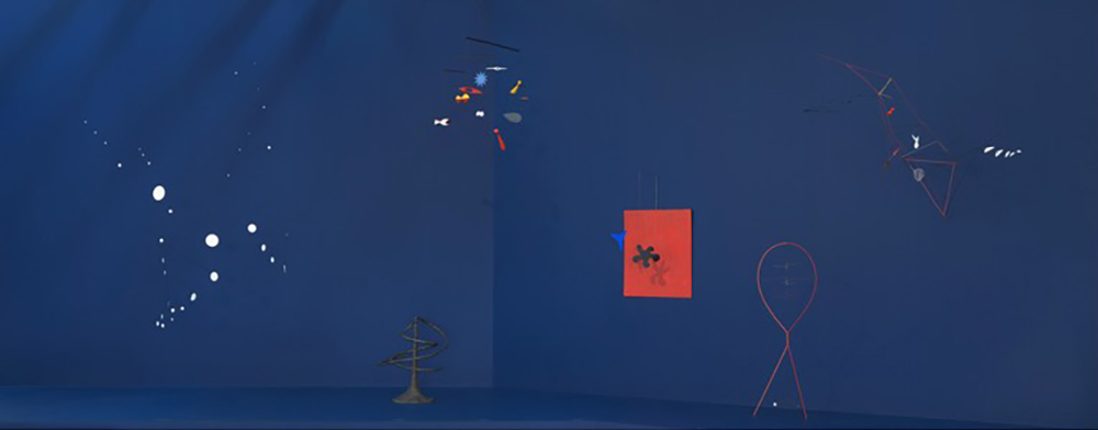 Installation view, Calder Hypermobility, Whitney Museum of American Art, New York. © 2017 Calder Foundation, New York / Artists Rights Society (ARS), New York