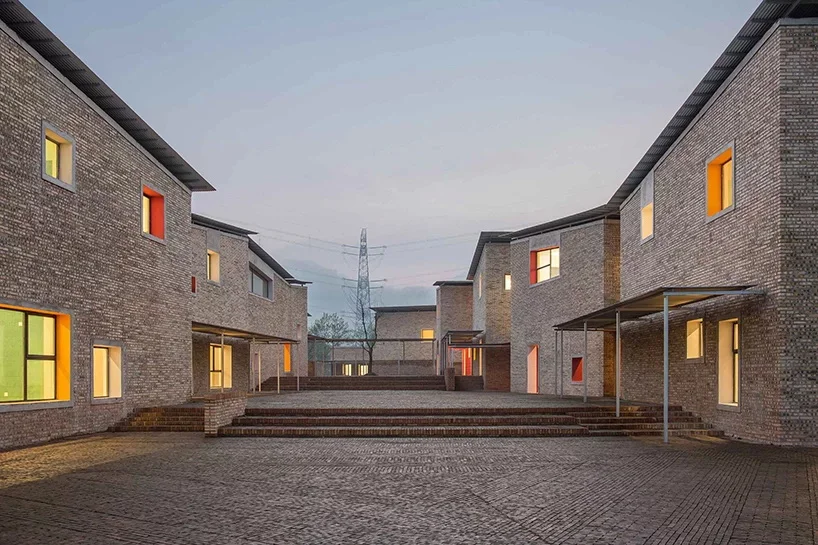 xinchang village central kindergarten inner plaza by atelier deshaus photo by su shengliang