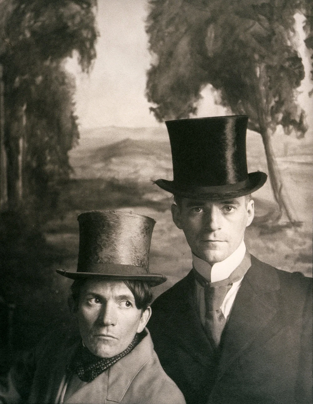 McDermott & McGough, Portrait of the Artists (with Top Hats), 1865, Palladium, 1991 Courtesy of the Artists
