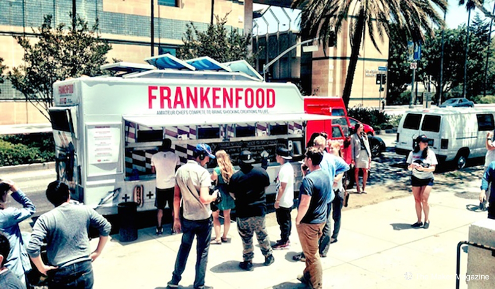 Food trucks in front of LACMA, Los Angeles