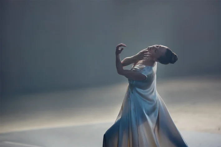 A still from the video featuring New York City Ballet principal dancer Maria Kowroski. Photo: Gabriela Celeste