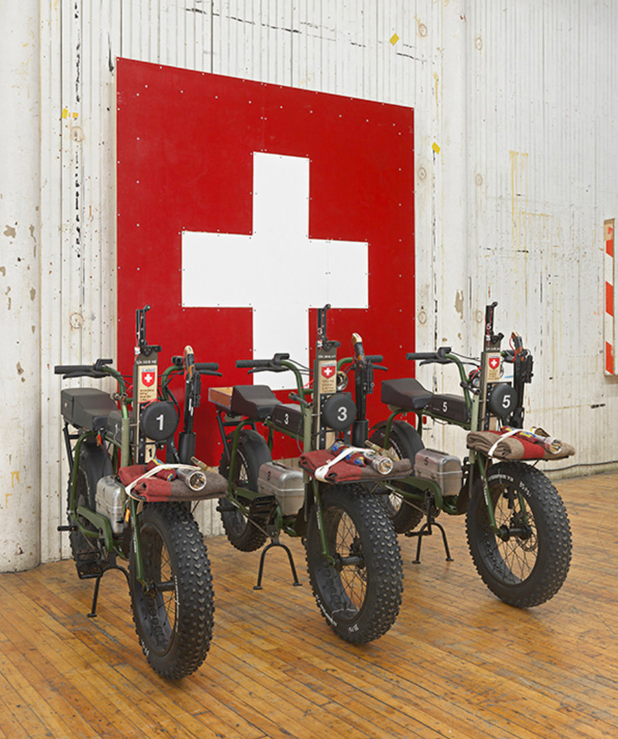 A Rebellious Ode to Switzerland in Vito Schnabel Gallery
