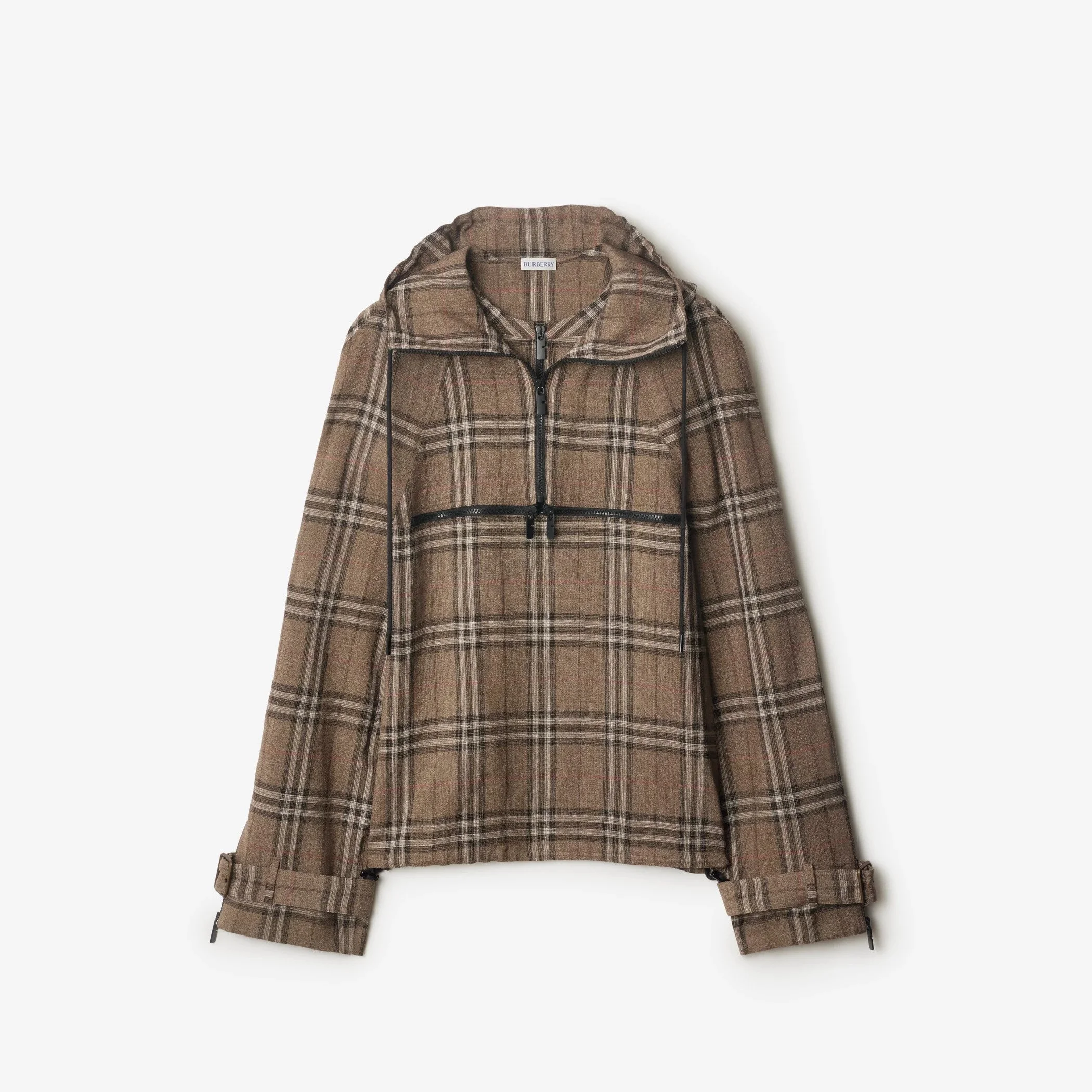 Burberry Silk Blend Hooded Jacket: A Perfect Blend of Style and Comfort