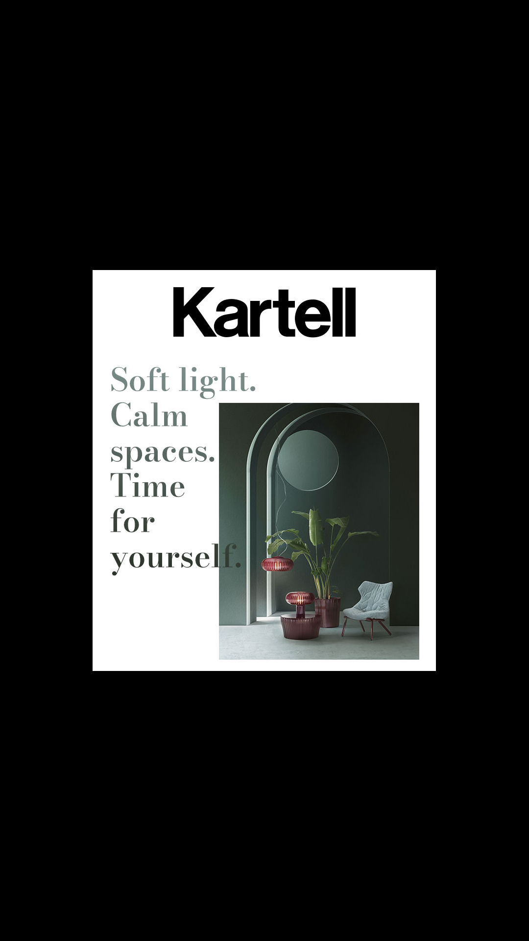 Soft Light, Calm Spaces: Designing Your Personal Retreat with Kartell
