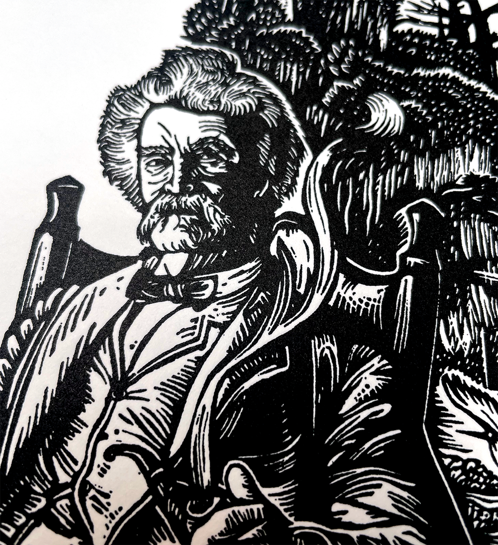 Mark Twain Portrait — Printgonzalez