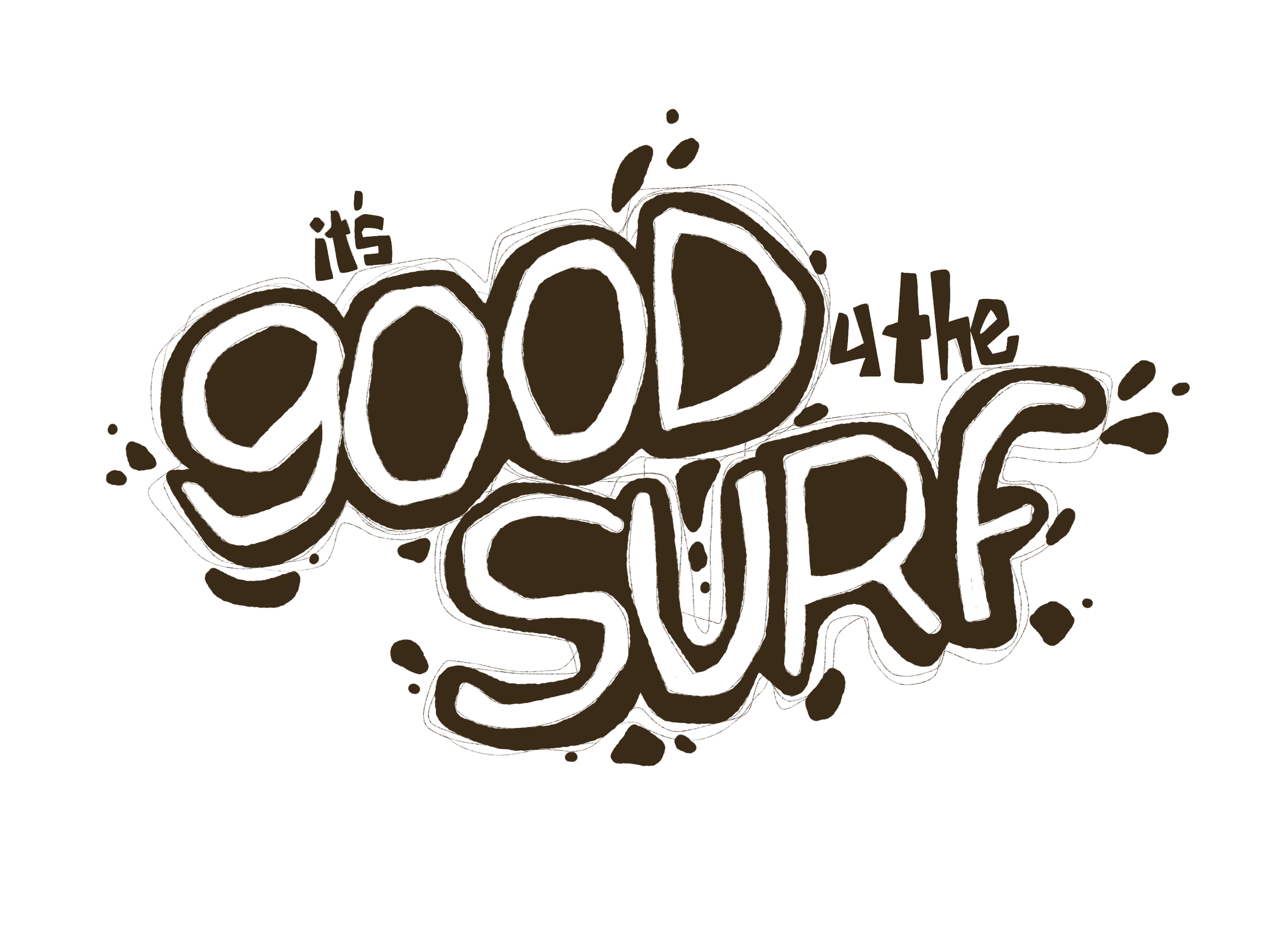 it's good for the surf lettering illustration designed in procreate