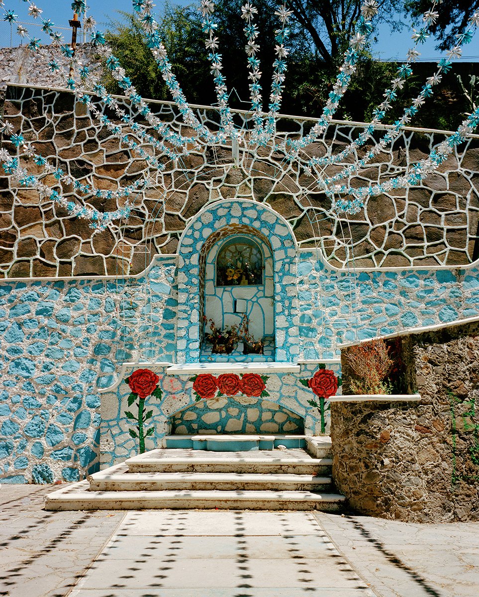 Sophie Polyviou - Madre Celestial - Blue Streamers shrine.jpg