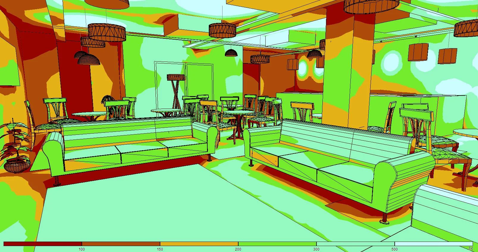 Relux Lighting Design - light mapping