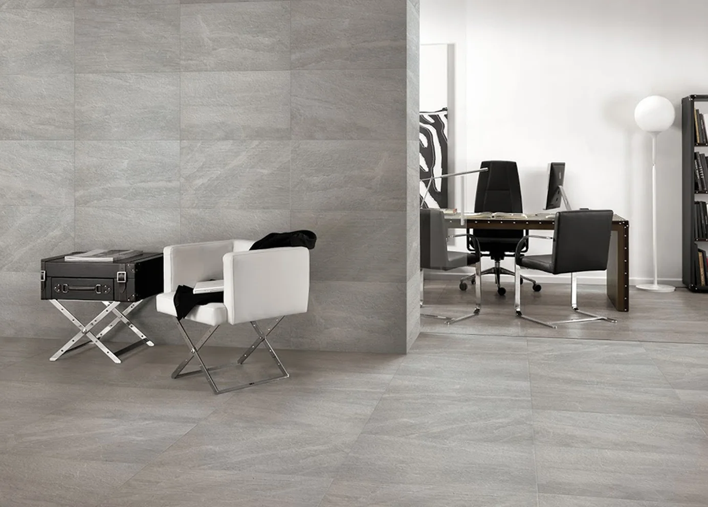 Matt Silver Porcelain Tile