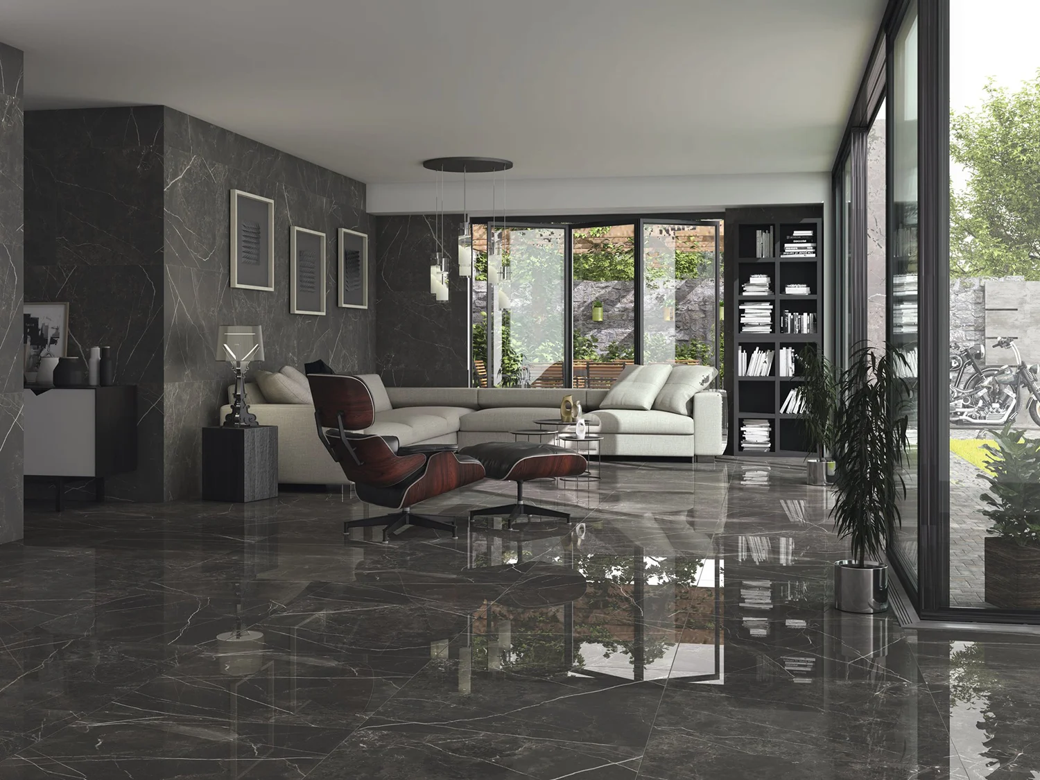Polished Porcelain Floor Tile