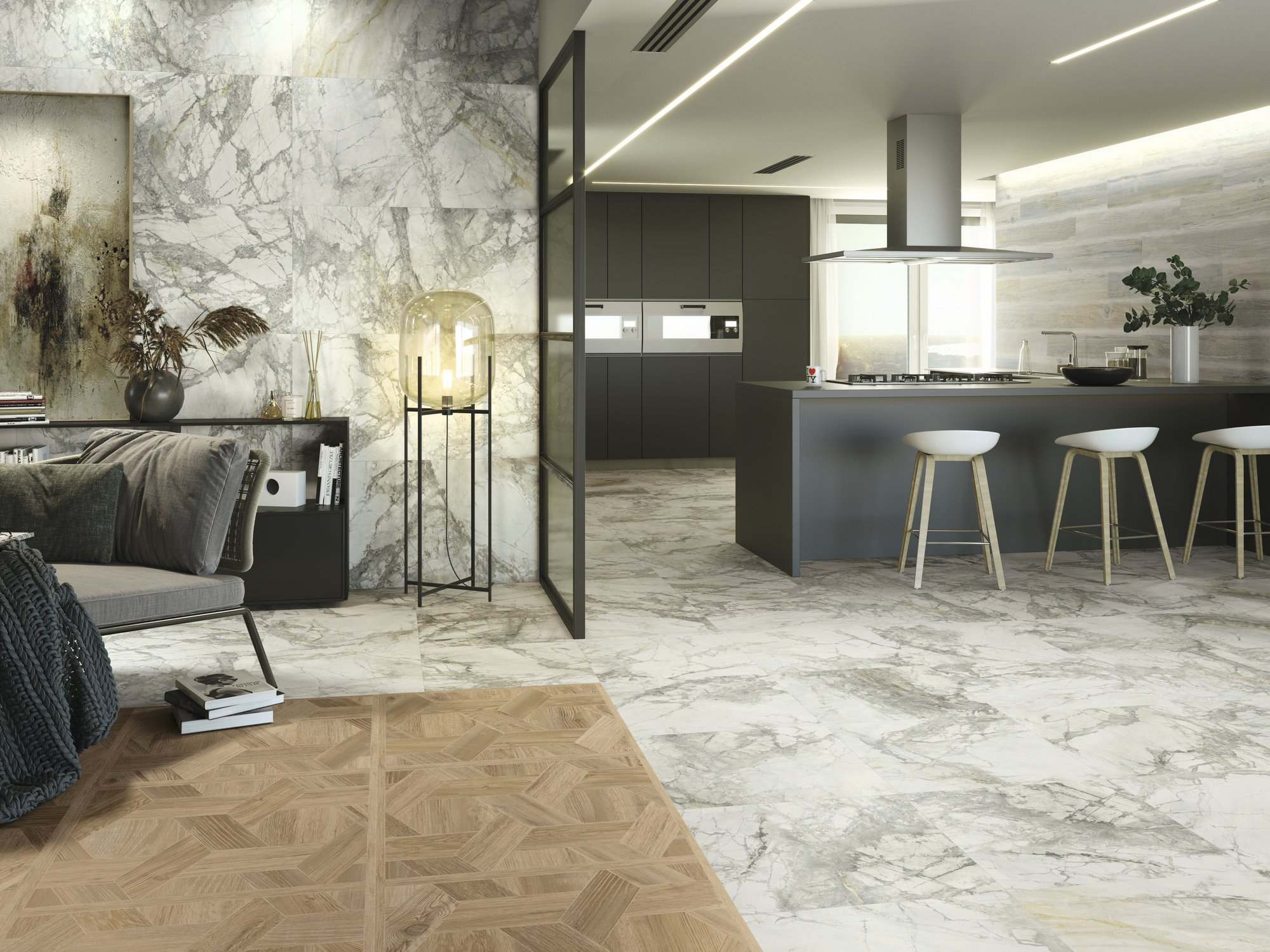 Marble Effect Tiles EG Everton Glass in Liverpool