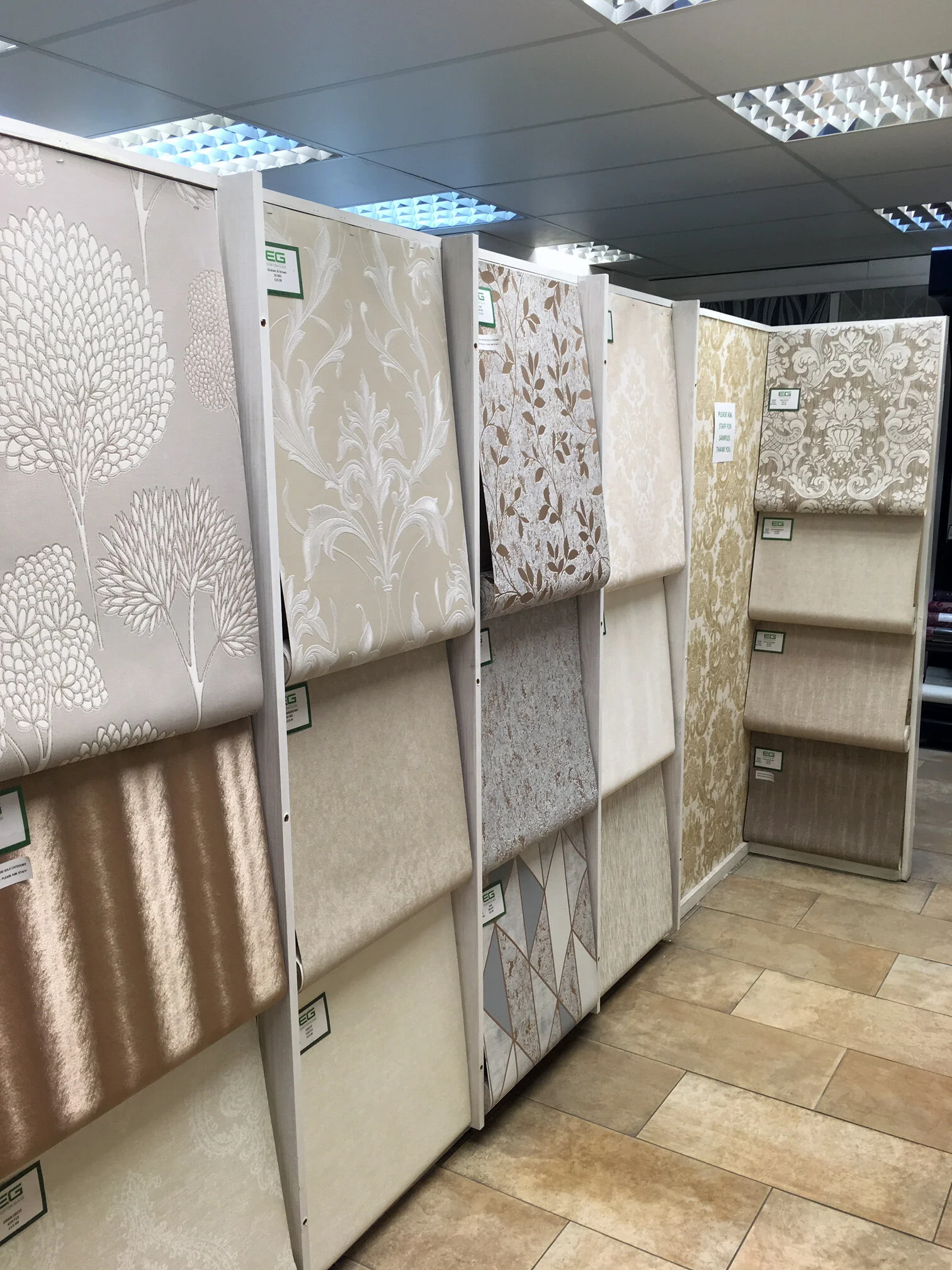 New Wallpaper Displays at our Belmont Road Showroom in Anfield Huge