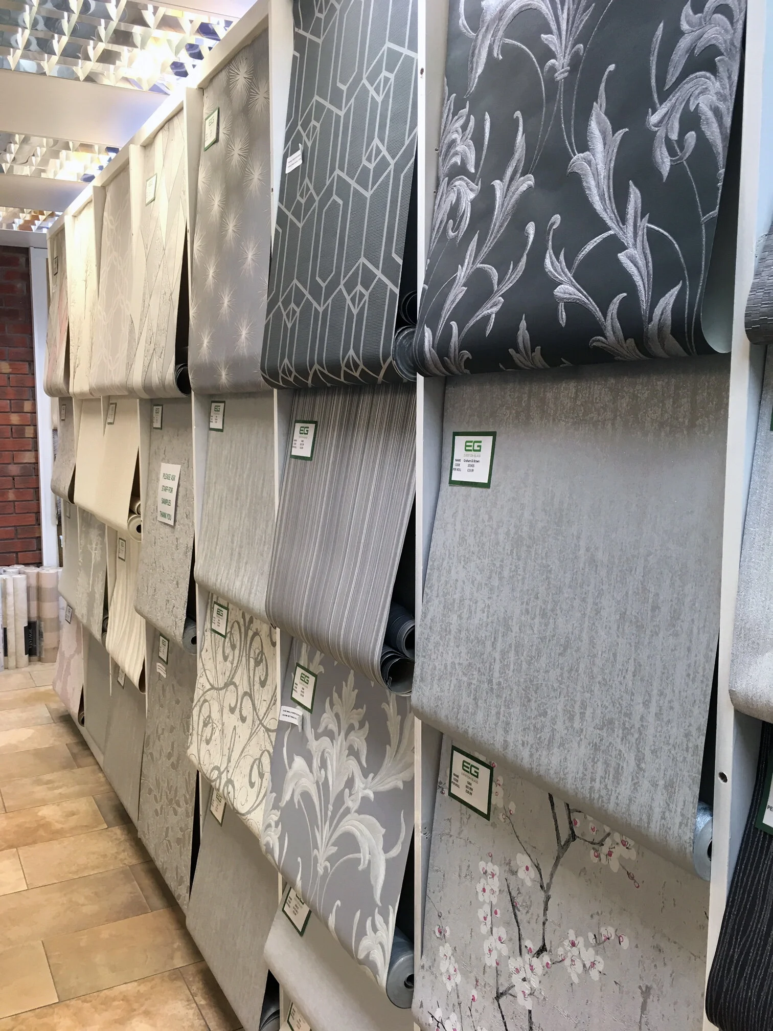 New Wallpaper Displays at our Belmont Road Showroom in Anfield Huge