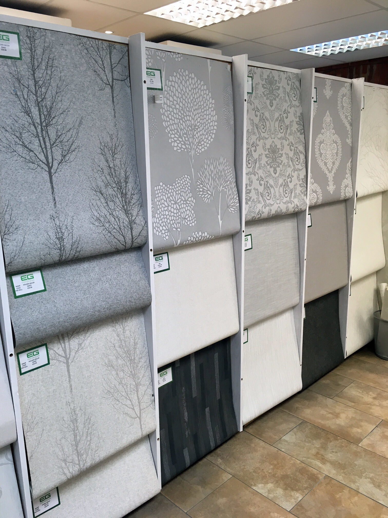 New Wallpaper Displays at our Belmont Road Showroom in Anfield Huge