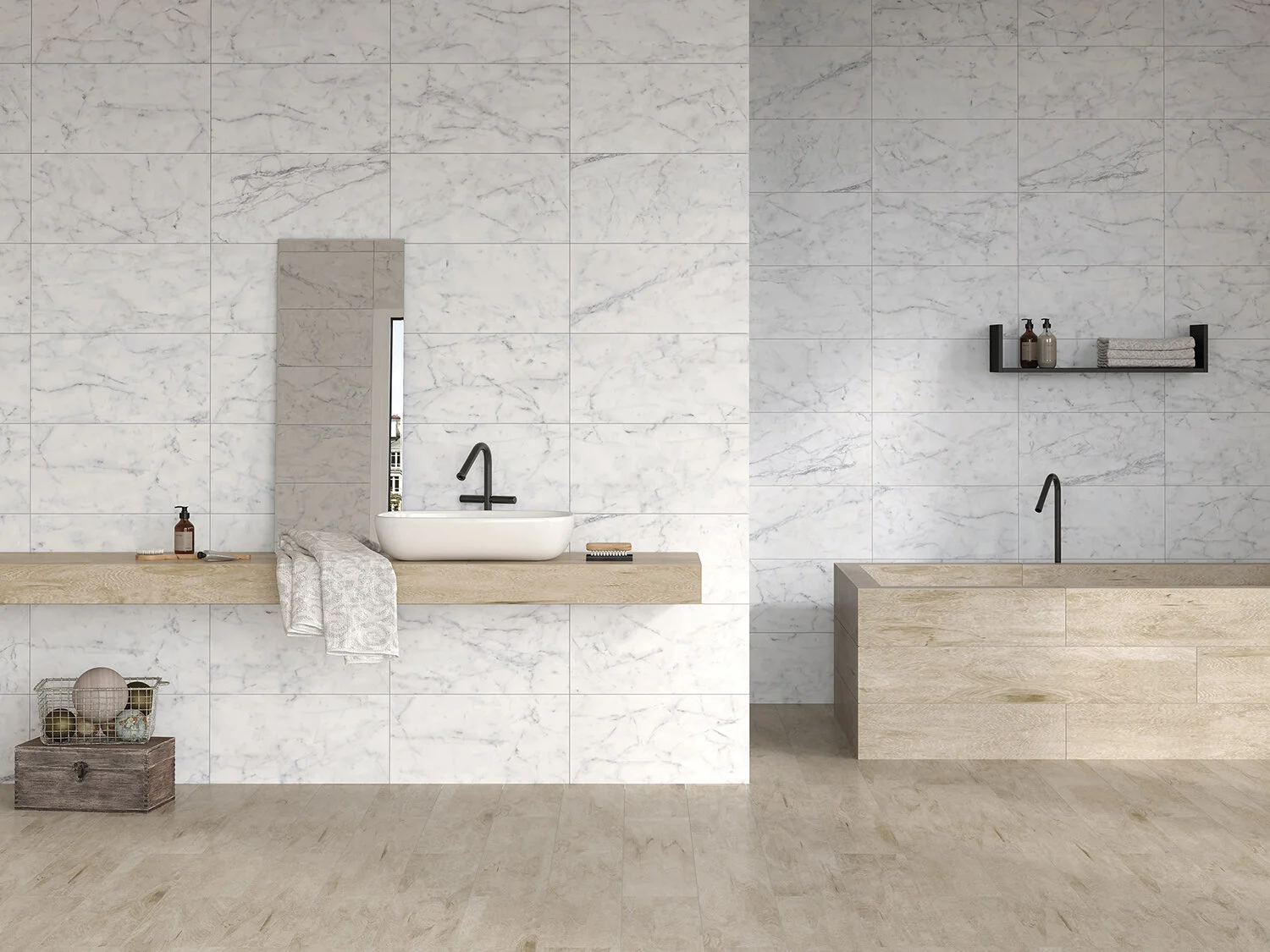 Polished Marble Effect Wall & Floor Tiles Supplied To Our Instagram