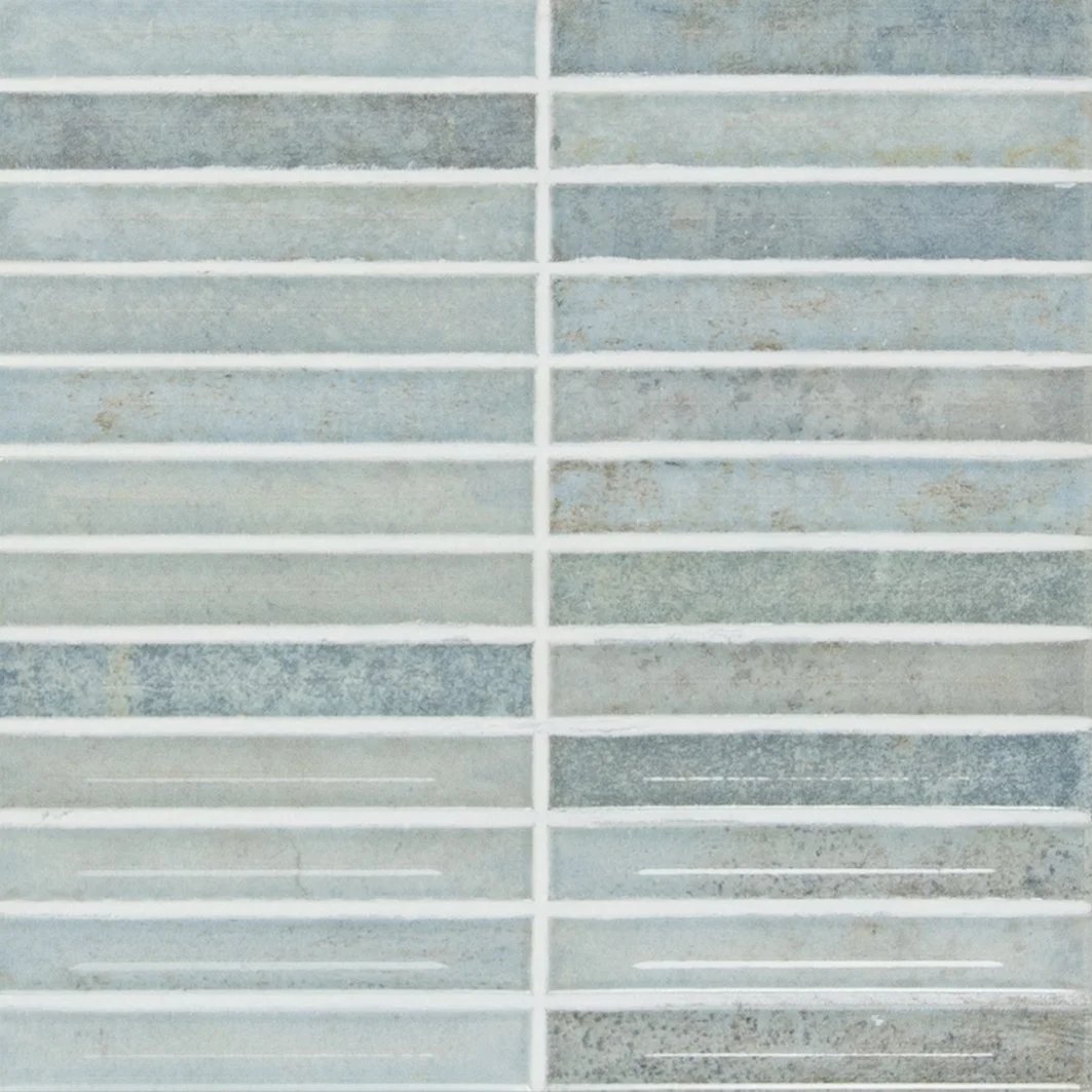 Moonstone Incision Teal Tiles