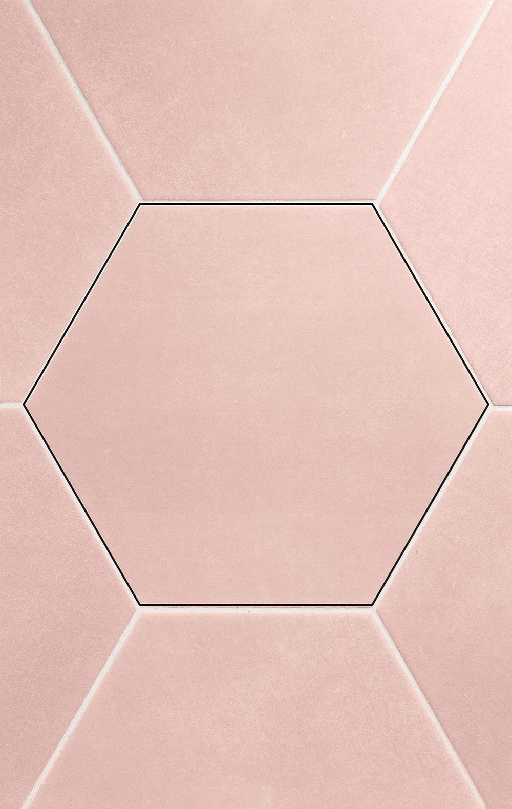Hexagonal Matt Porcelain Tiles by Carmen in Bootle