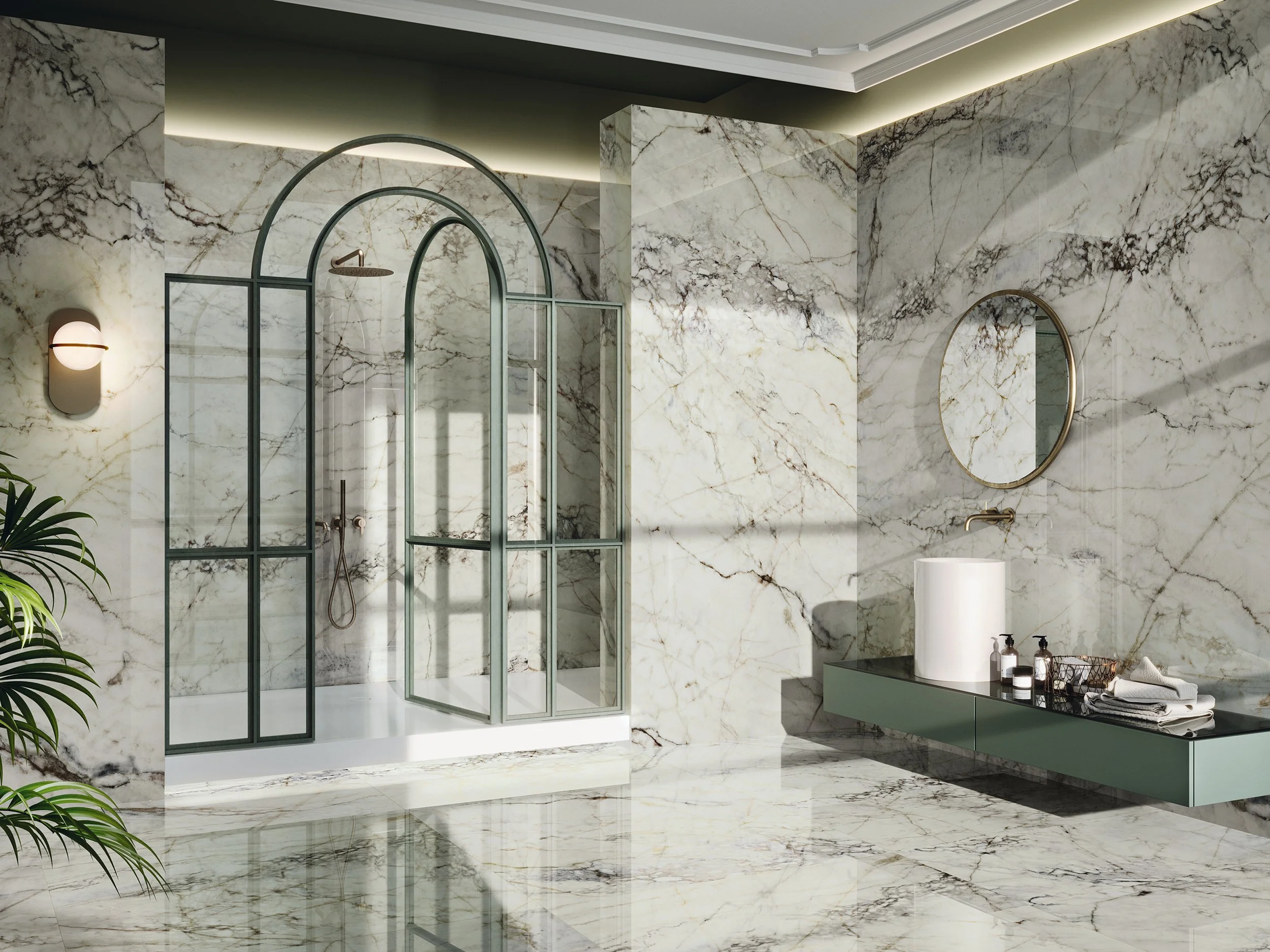 Oxyd Jewel Marble Effect Tiles