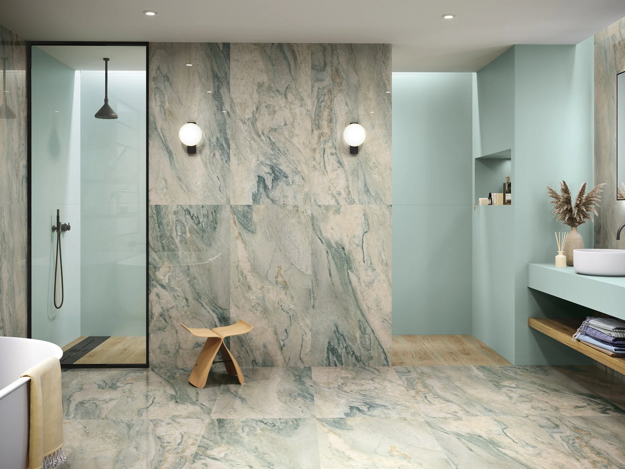 Gaya Quartzite Marble Effect Tiles
