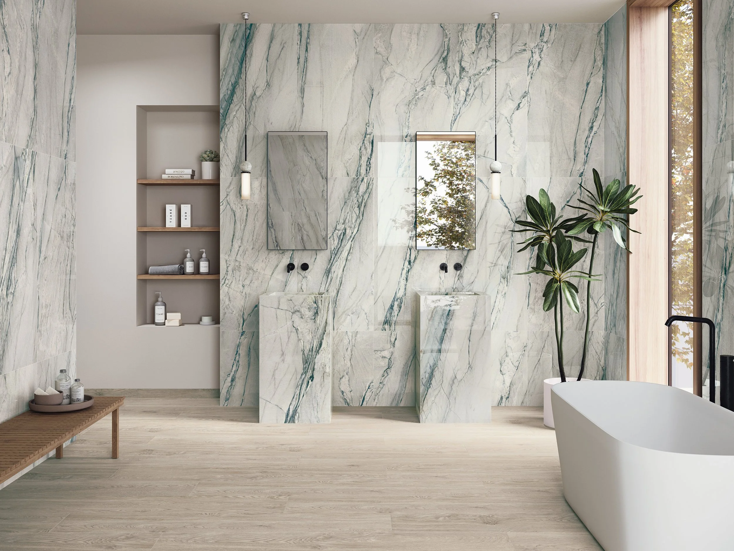 Michelangelo Marble Effect Tiles