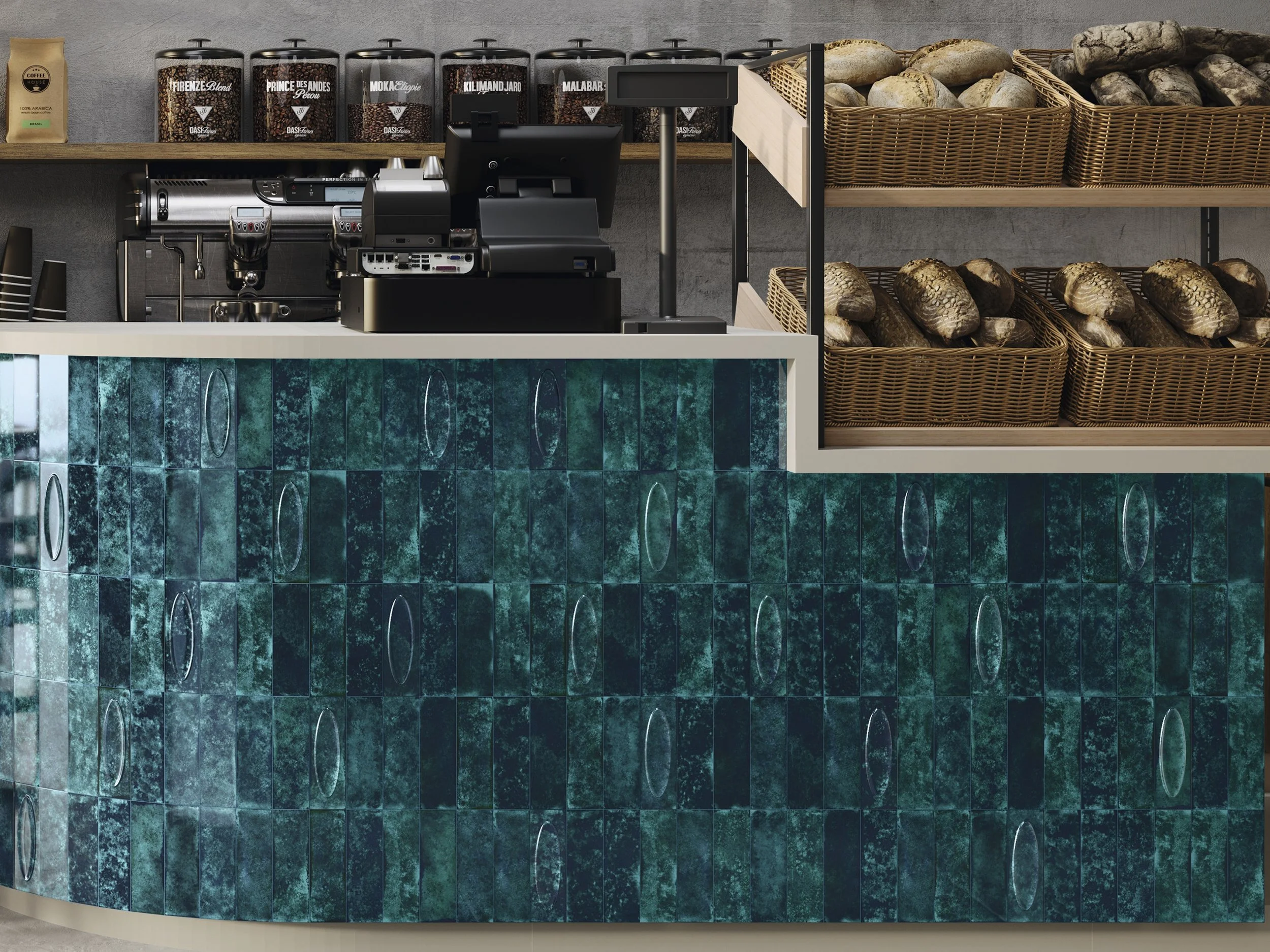 BLACK &amp; BLUE TILES
