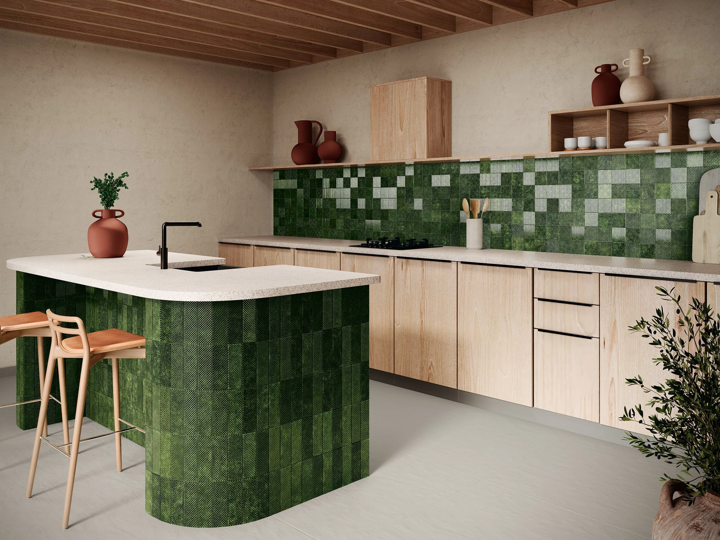 Genuine Mimosa Emerald Tiles