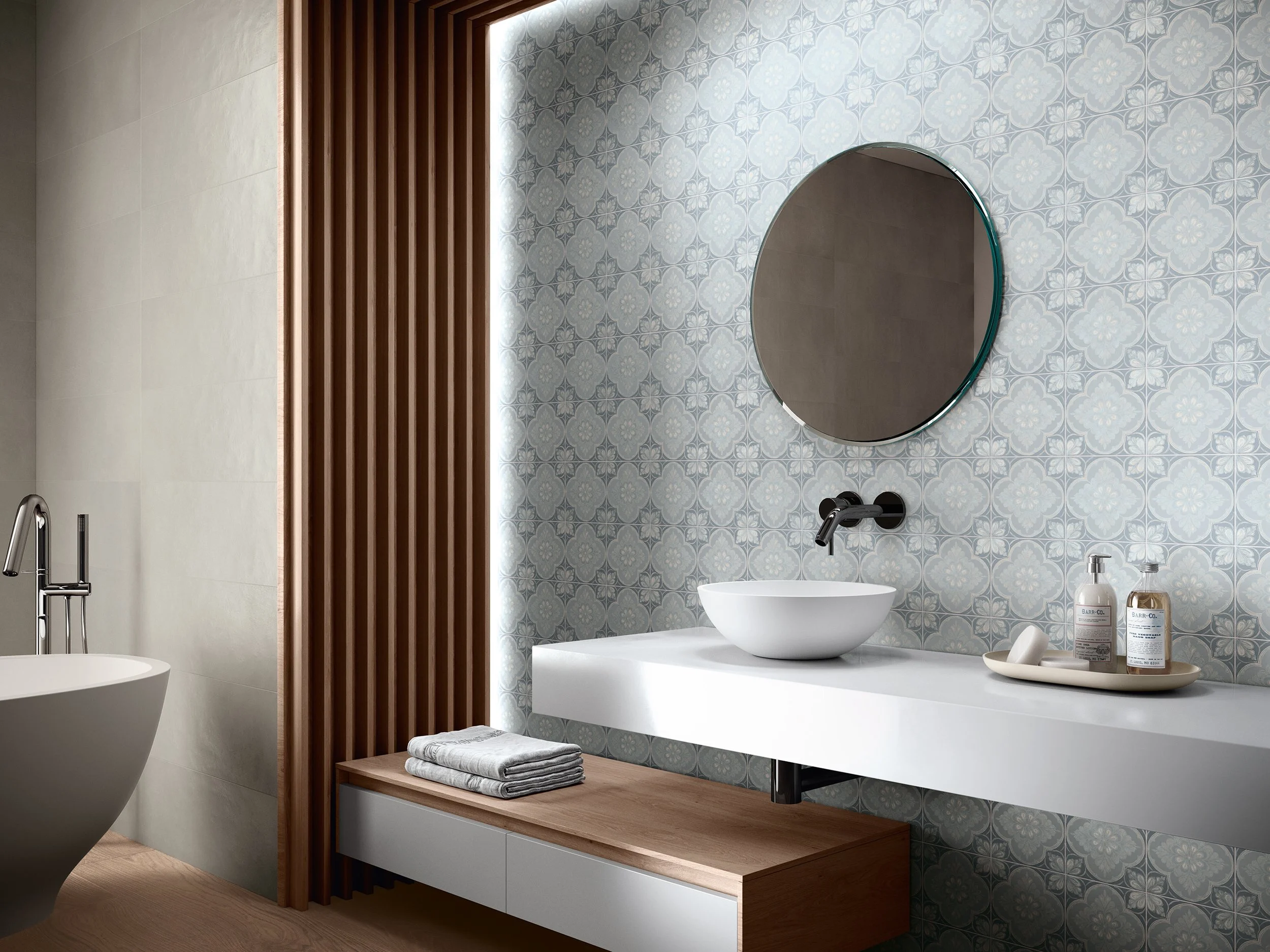 Serena Siena Denim Tiles