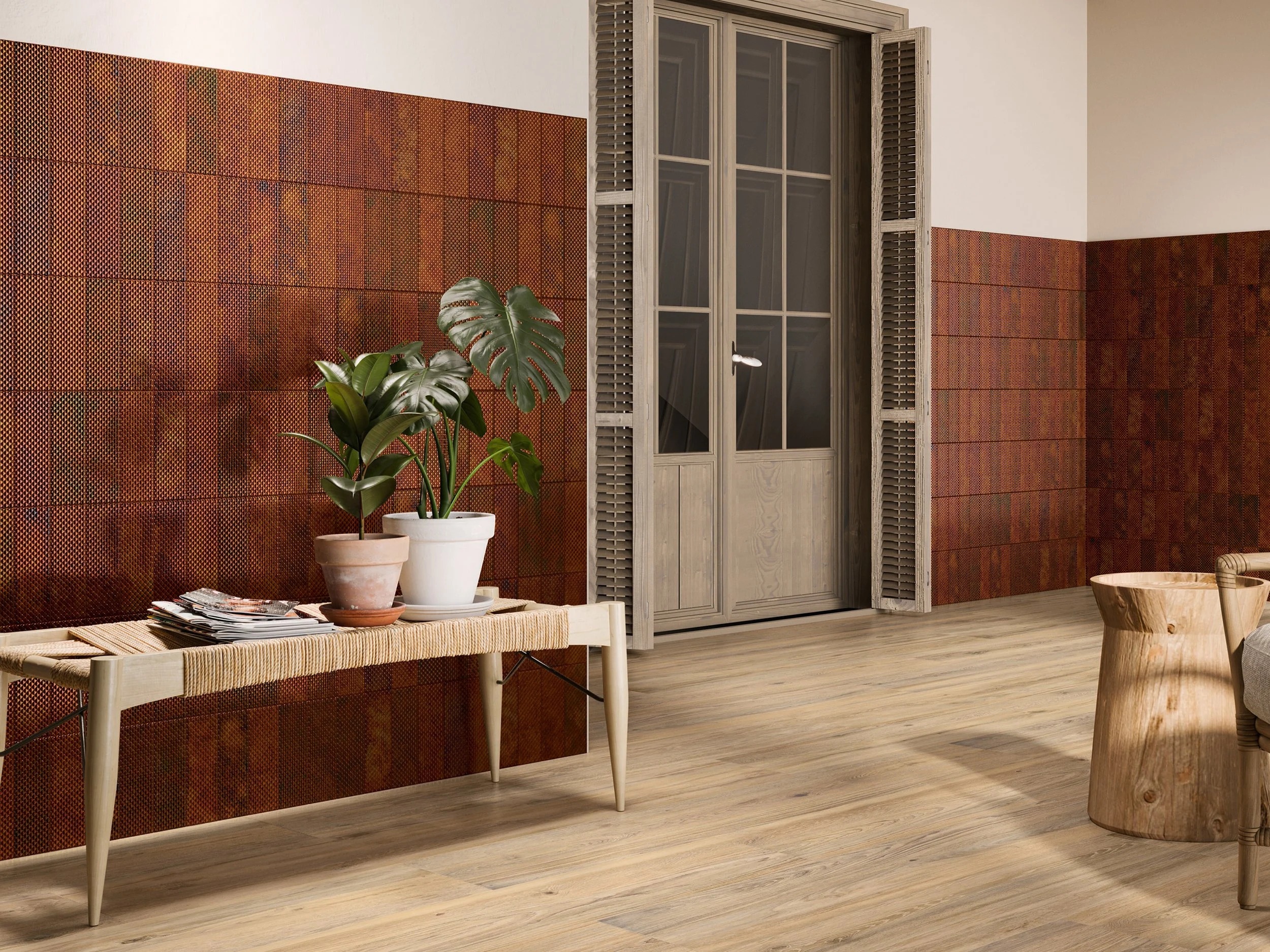 Genuine Mimosa Garnet Tiles