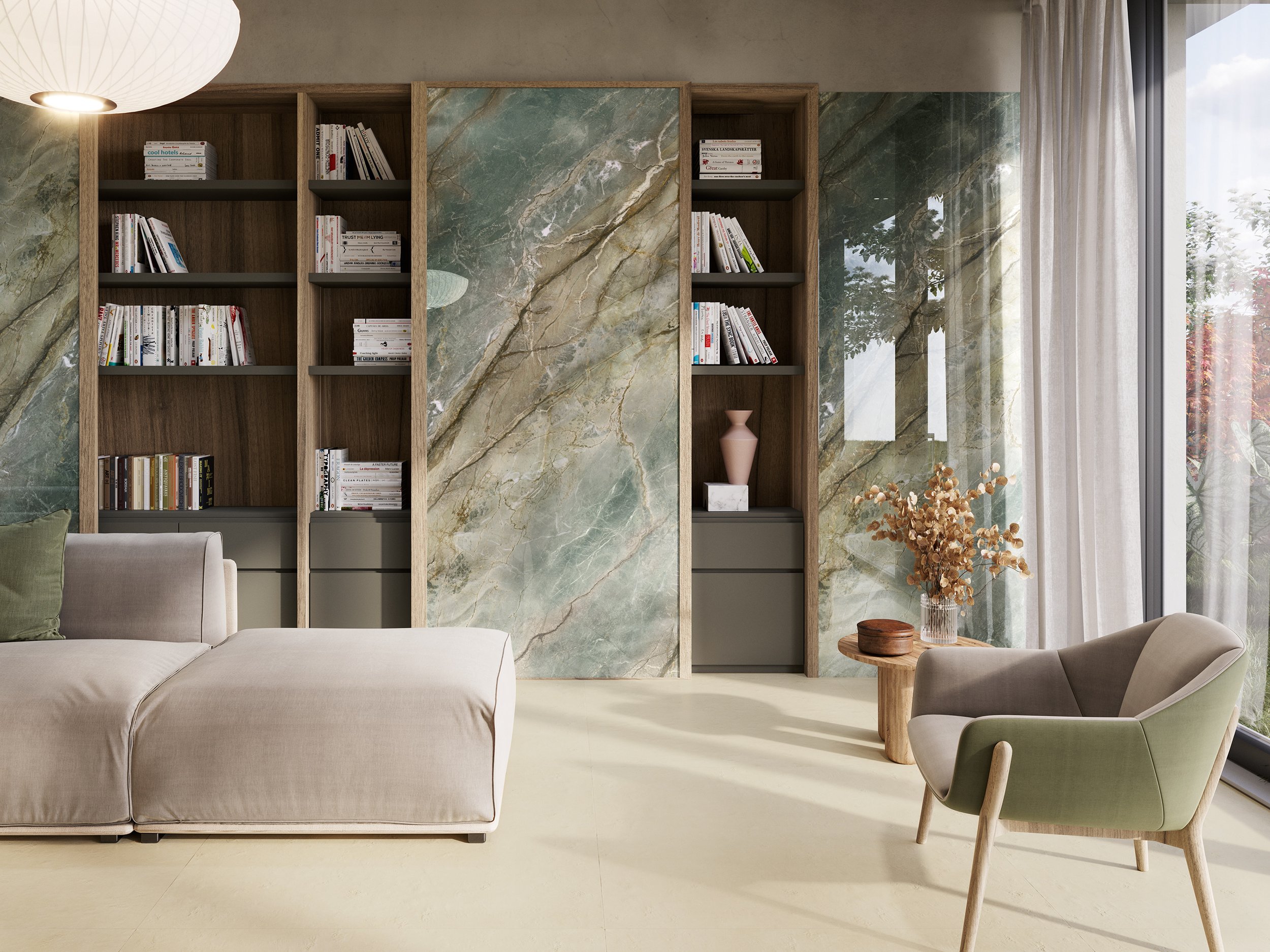 Brazil Honed Marble Look Tiles