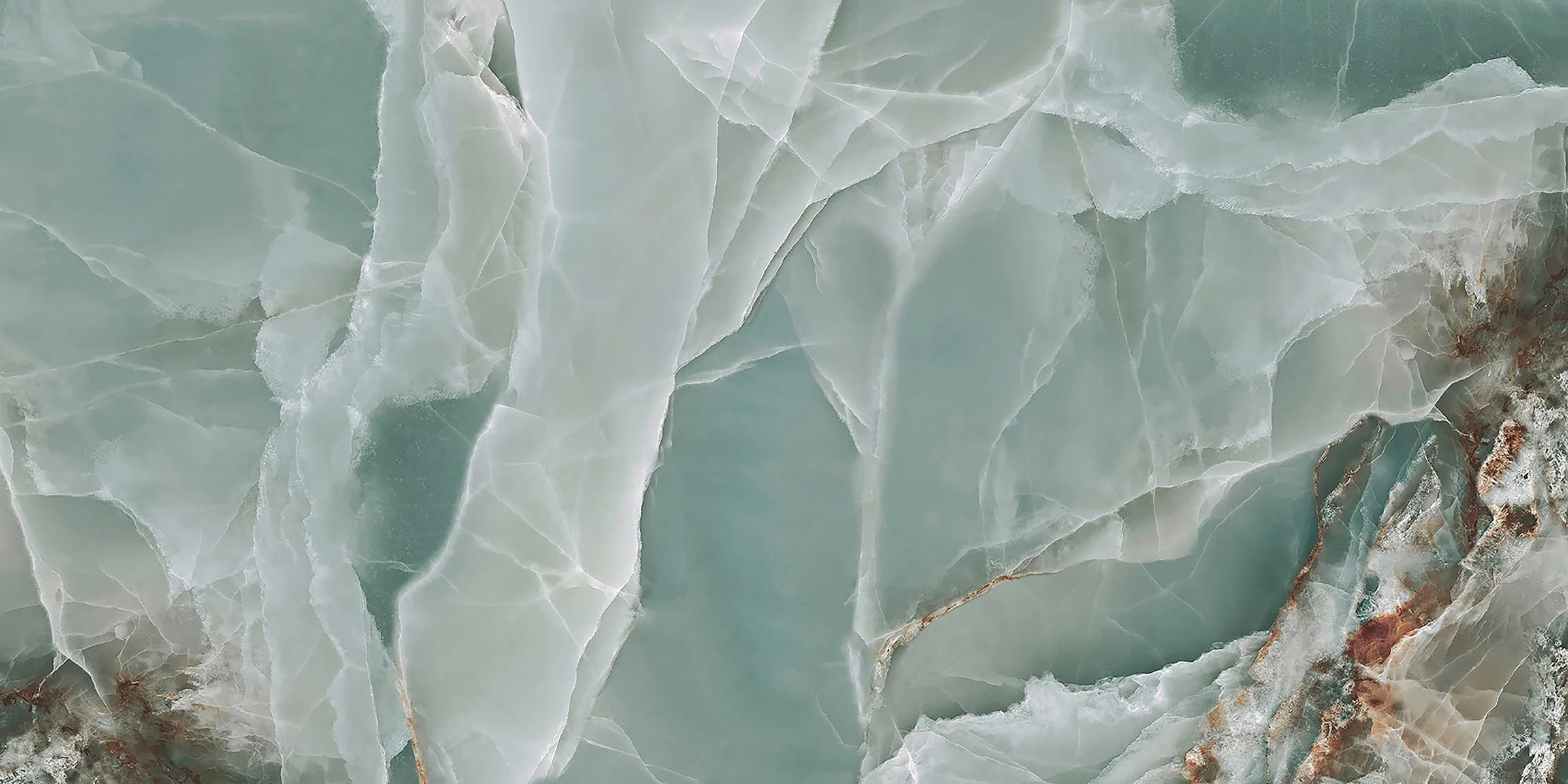 Nixiey Aqua High Gloss Porcelain Tiles