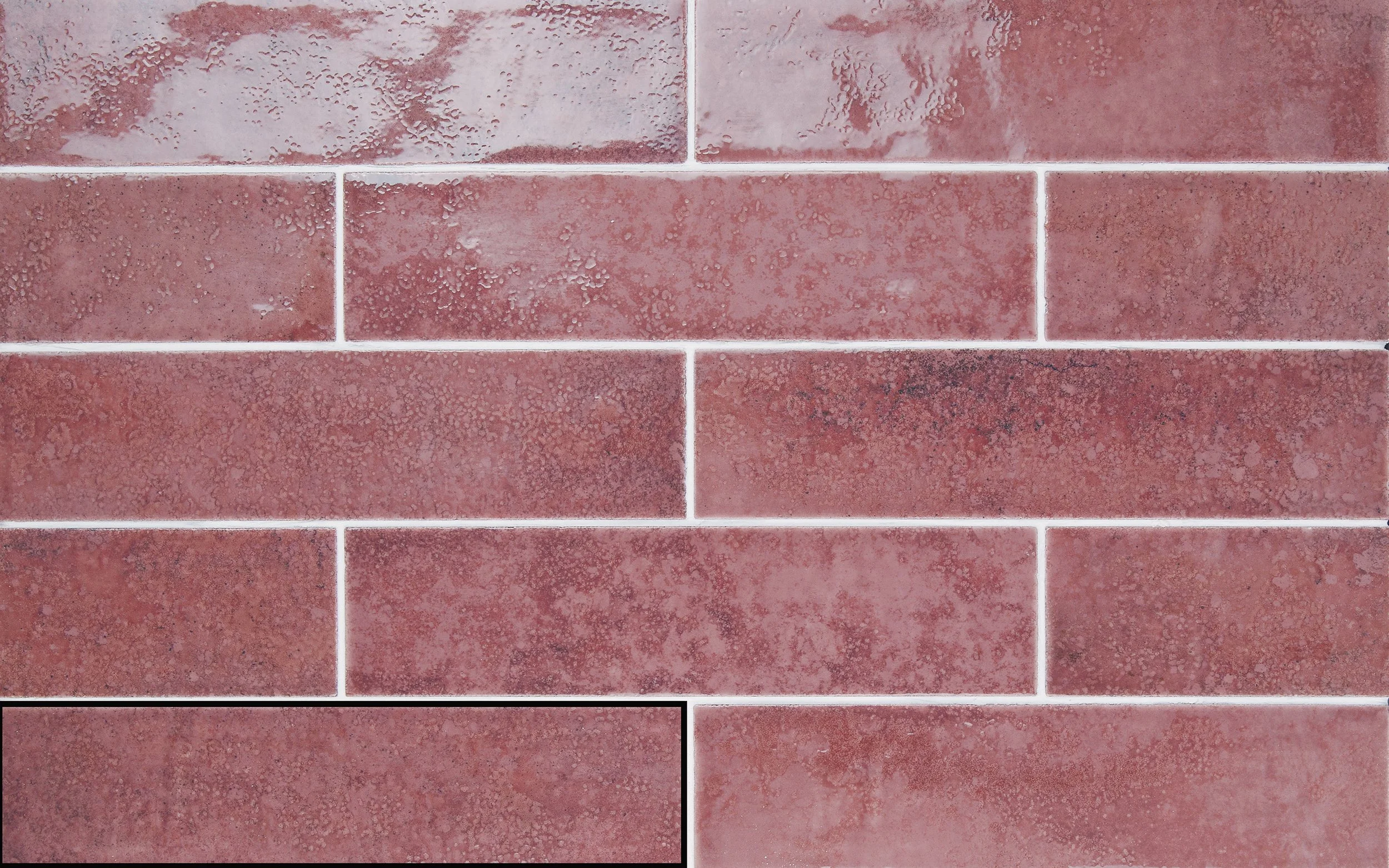 Touch Burgundy Ceramic Tiles
