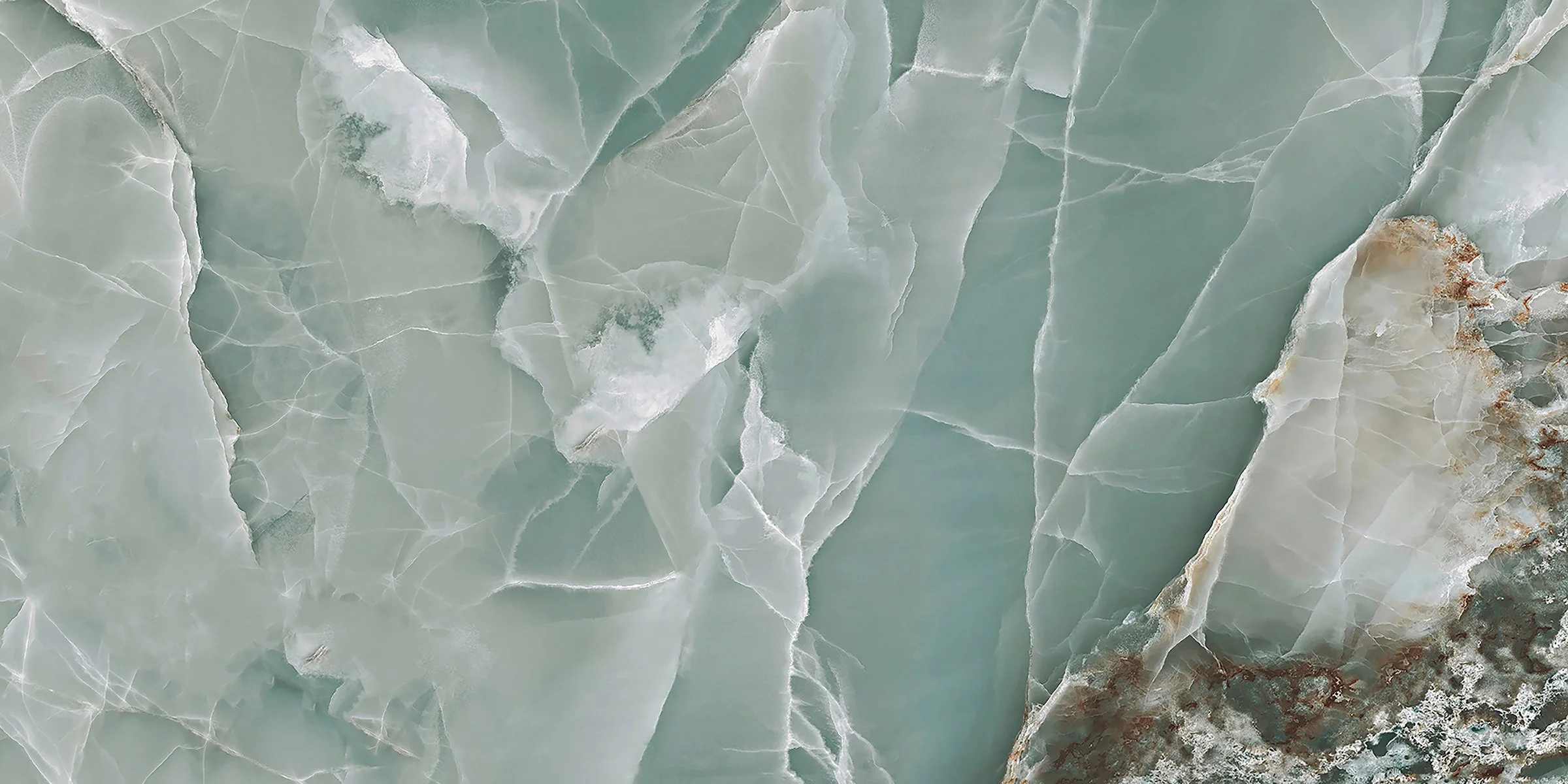 Nixiey Aqua High Gloss Porcelain Tiles