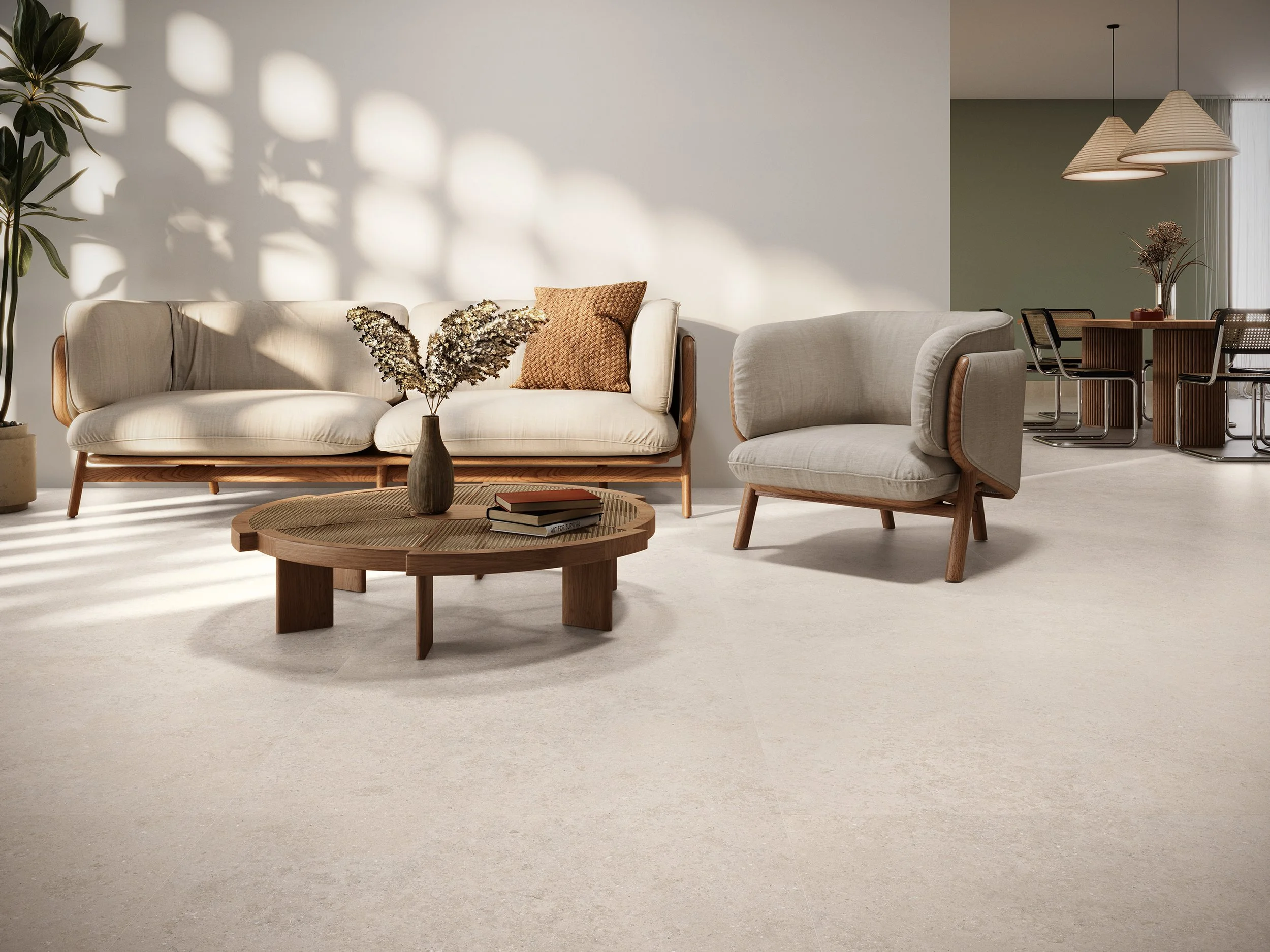 Kyoto Taupe Stone Look Tiles