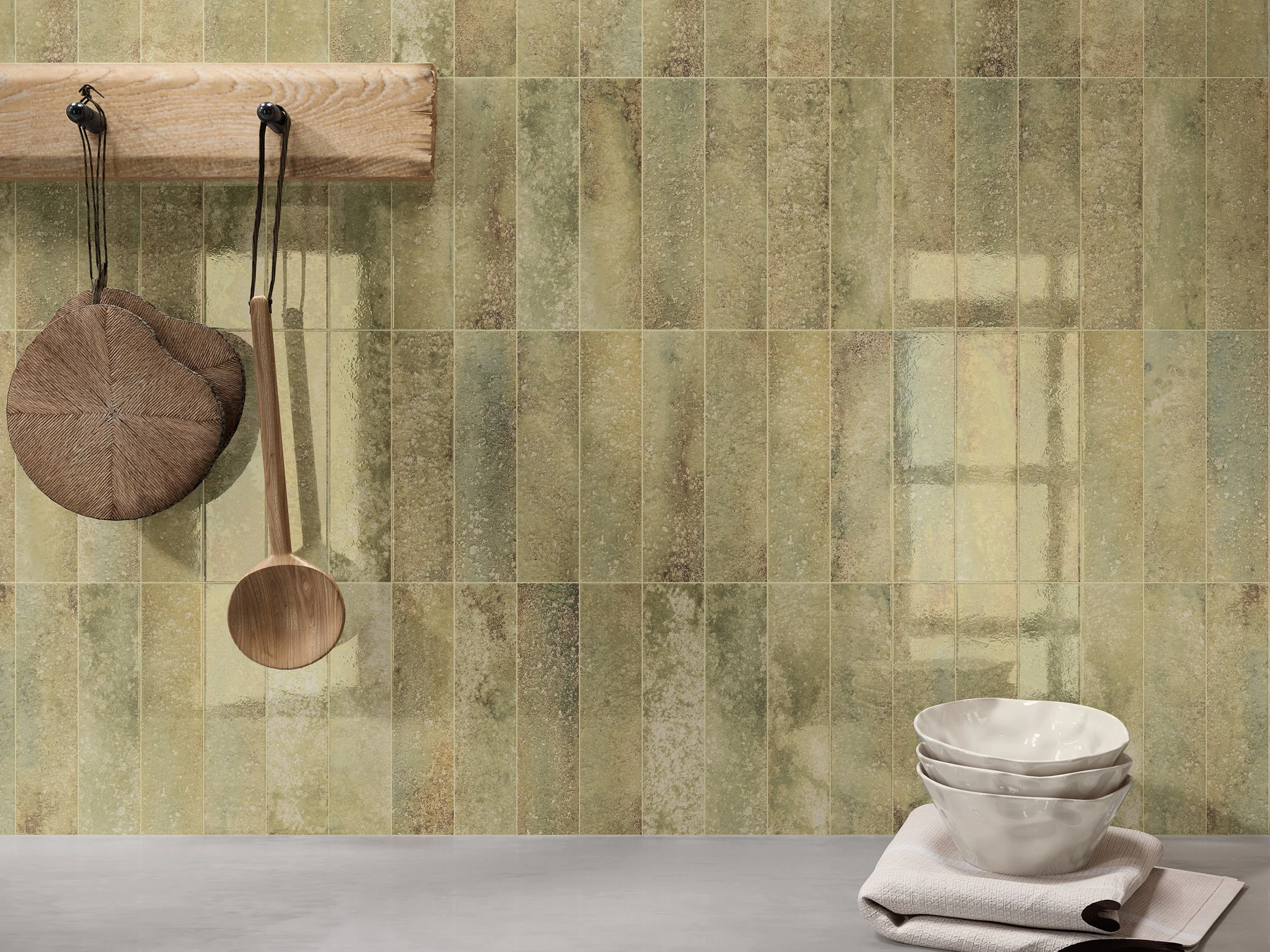 Touch Moss Bathroom Tiles