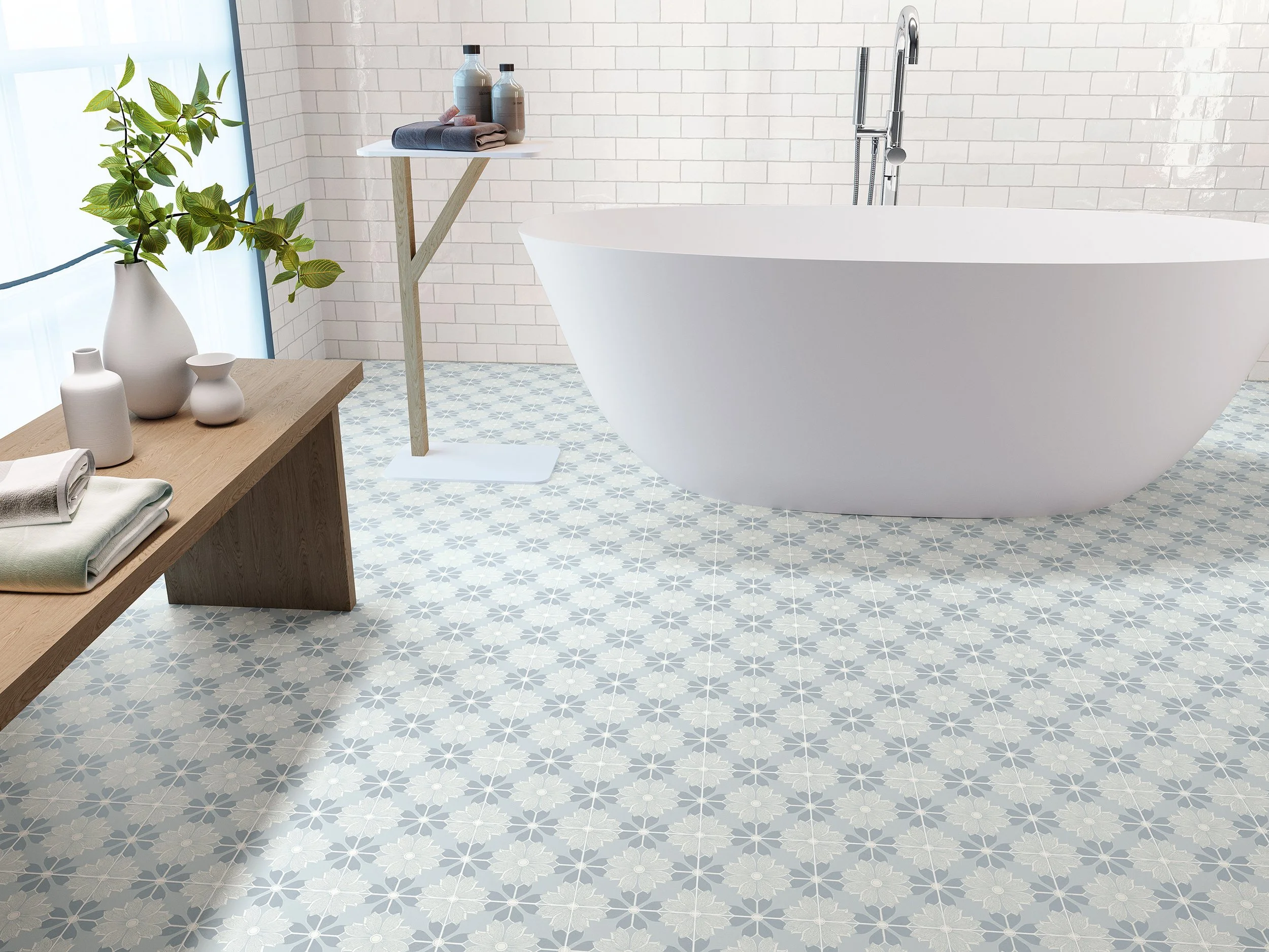 Serena Siena Denim Tiles