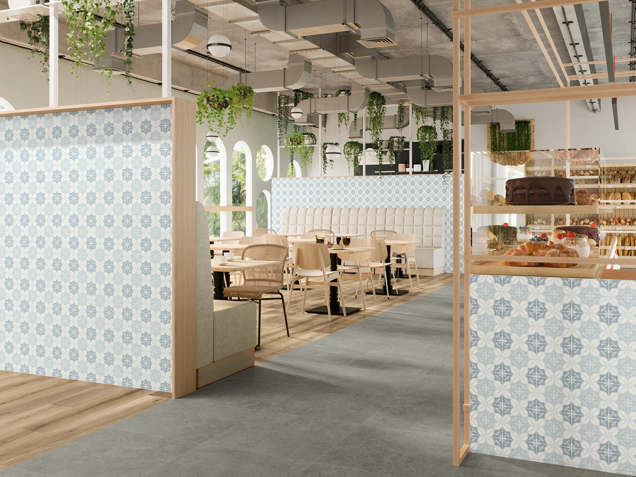 Serena Siena Denim Tiles