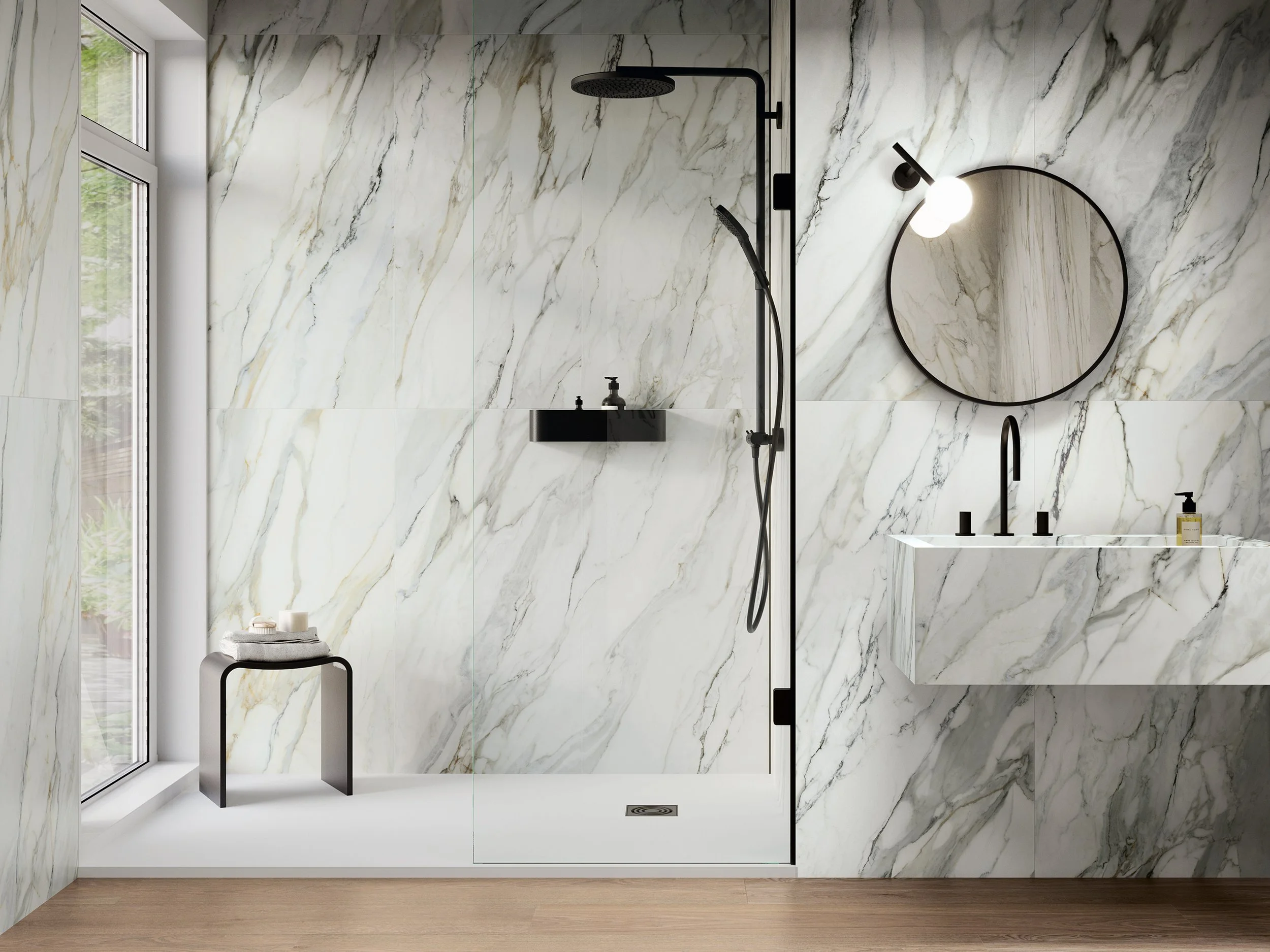 Arabescato Corchia Calacatta Marble Tiles in Liverpool