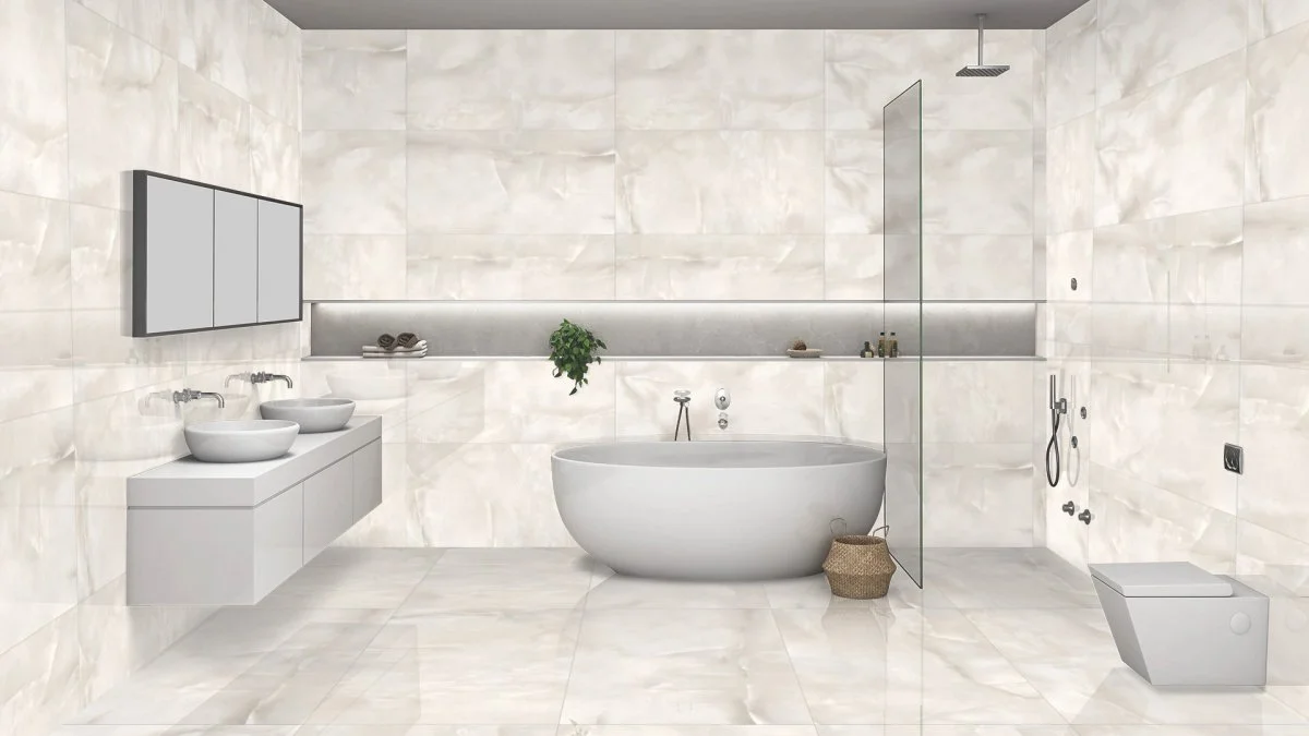 High Gloss Marble Effect Tiles