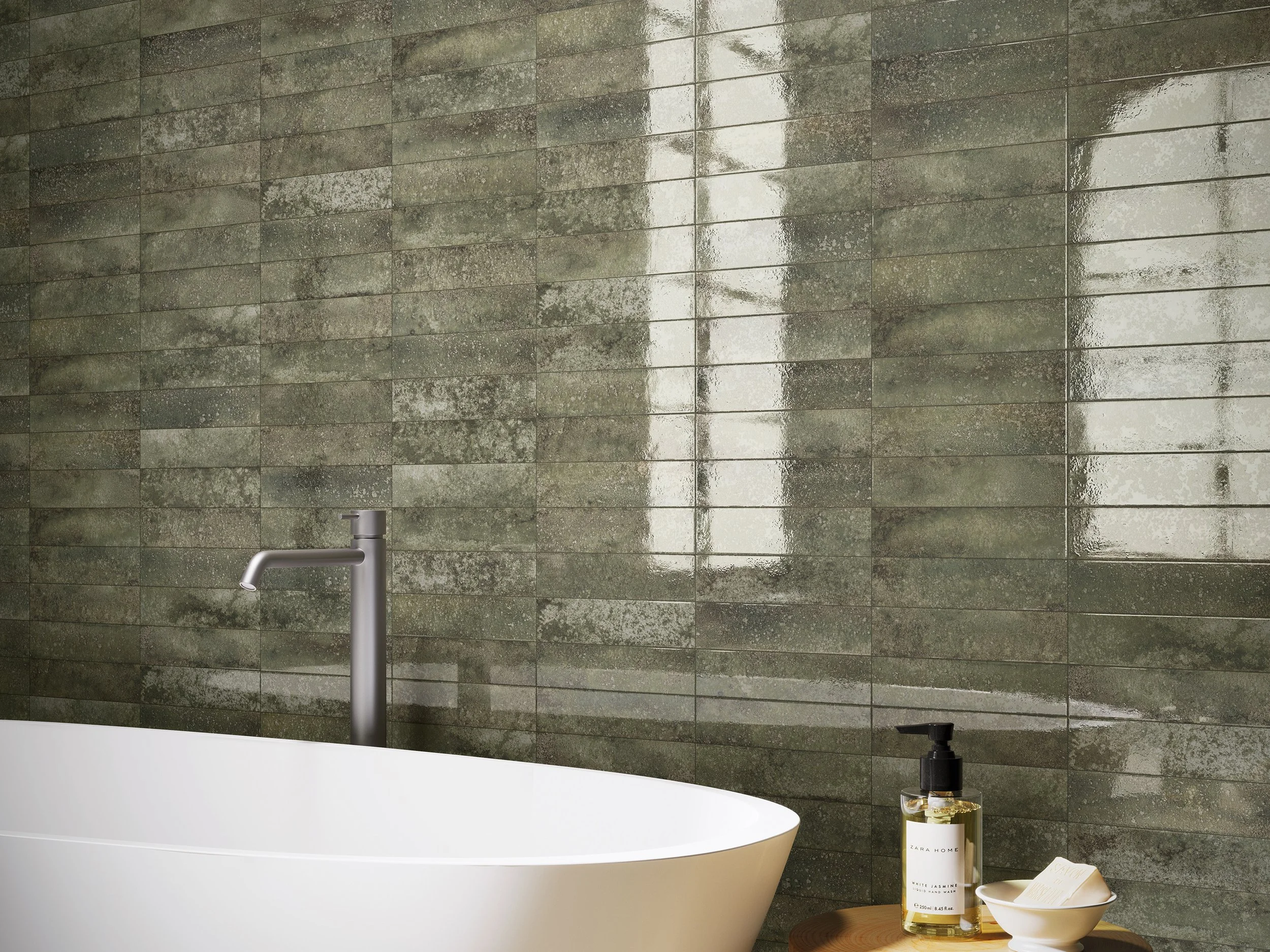Touch Green Bathroom Tiles