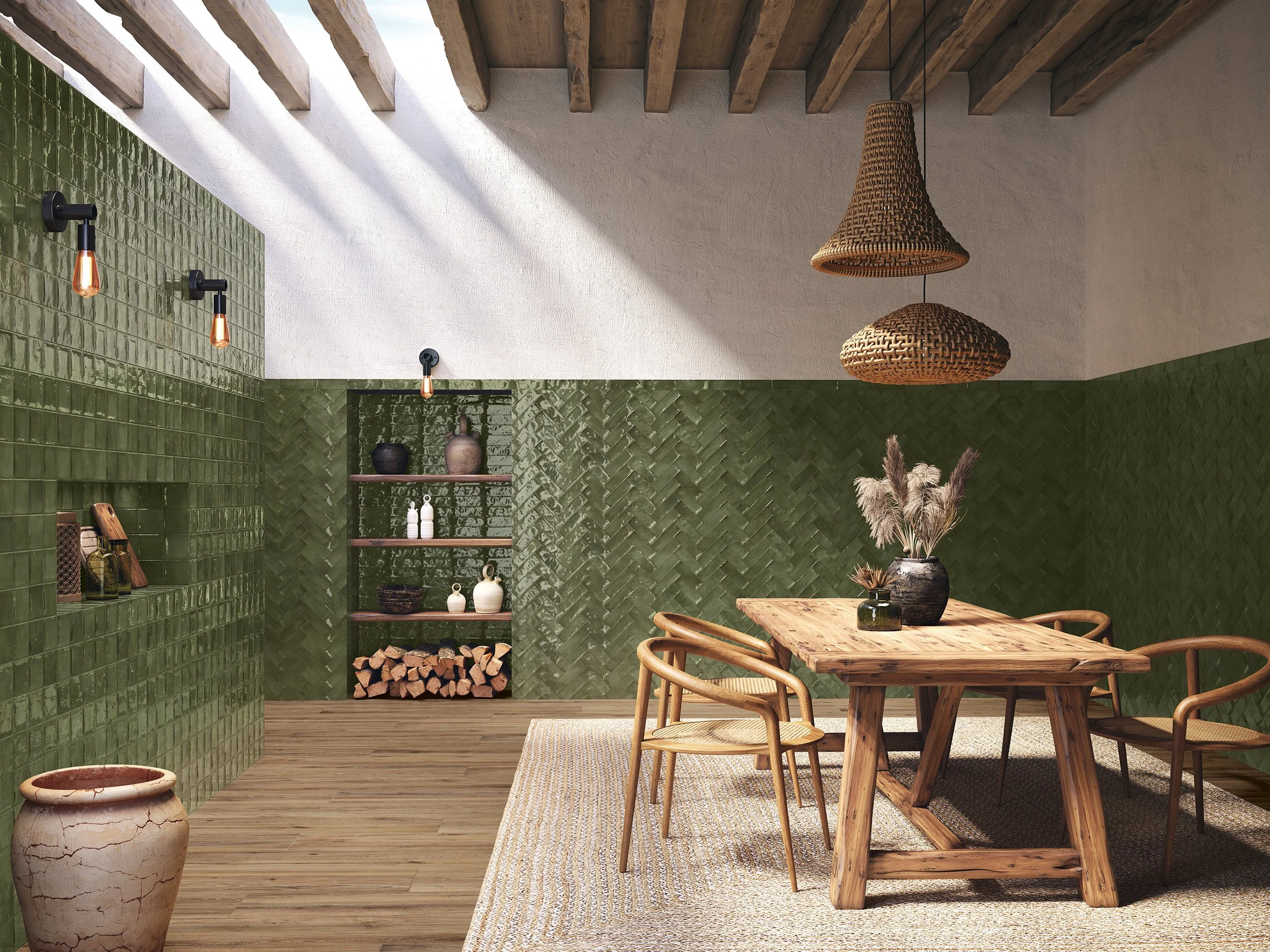 Seville Verde Tiles by Carmen in Liverpool