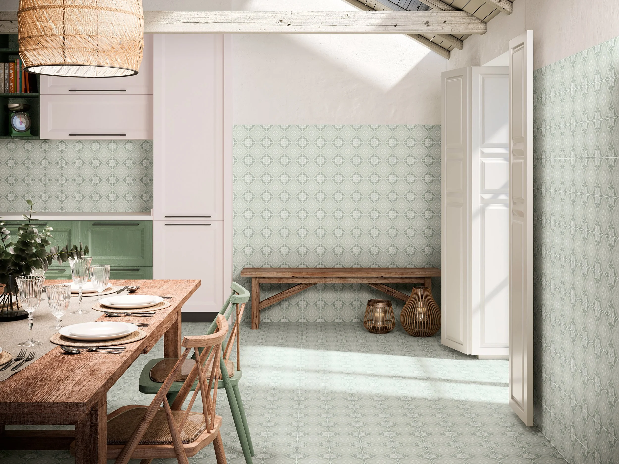 Serena Siena Patterned Tiles